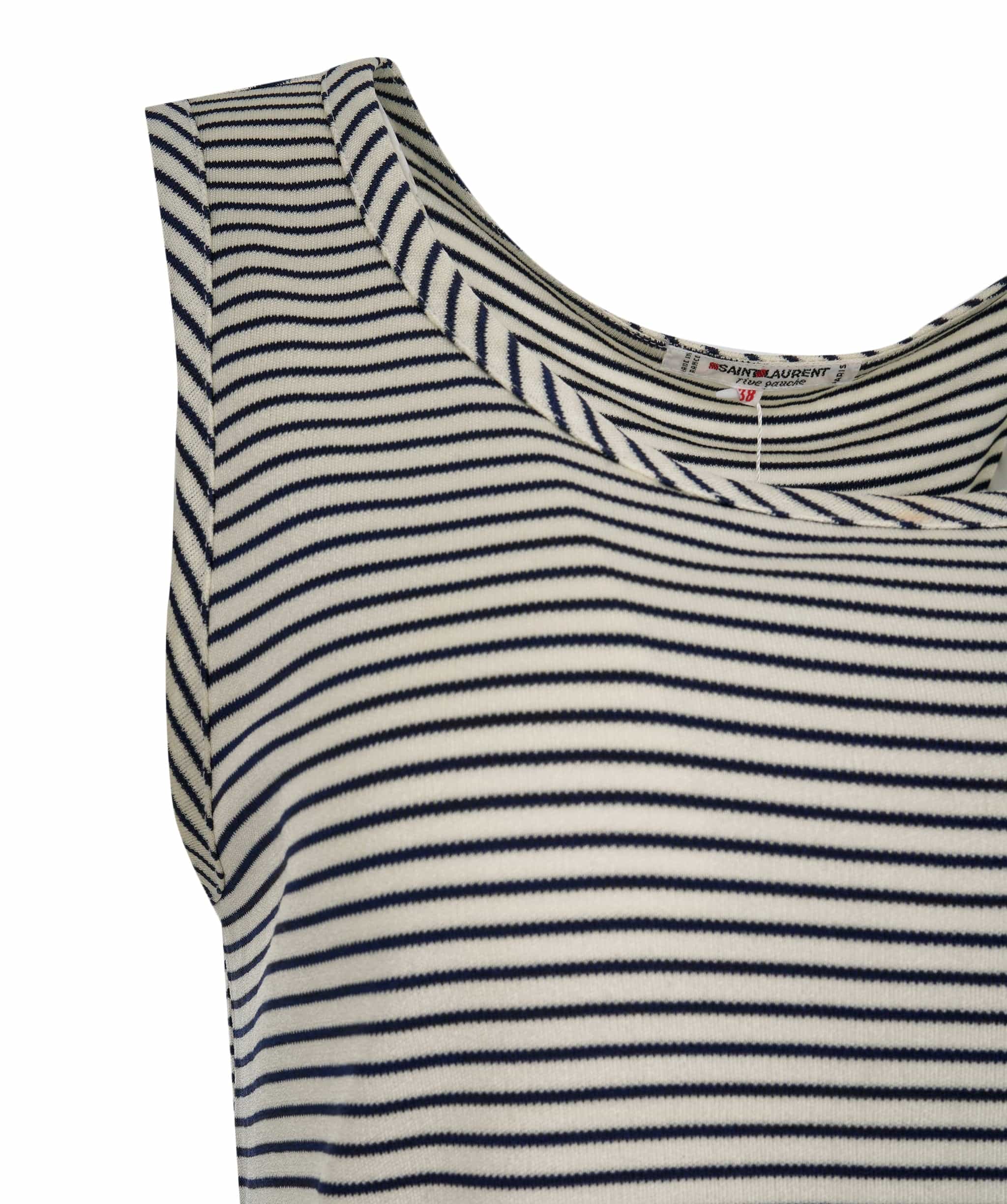 Yves Saint Laurent YSL Stripe Tank Top  ALC1337