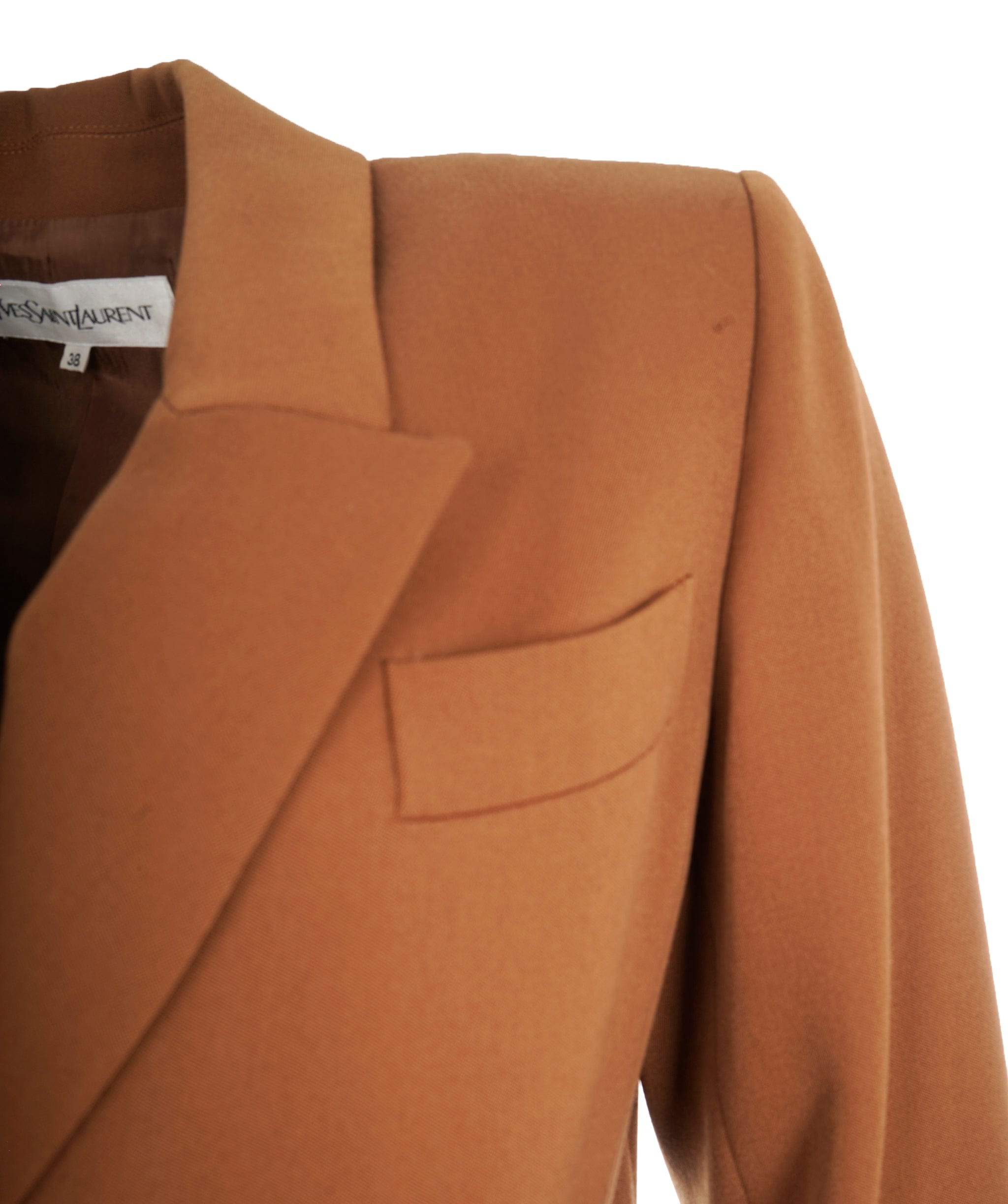 Yves Saint Laurent Yves Saint Laurent Vintage Camel Blazer ASL10341