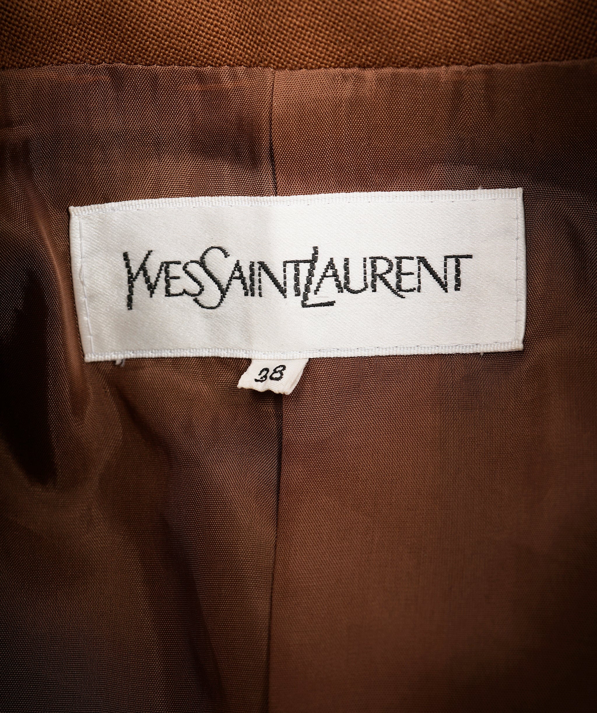 Yves Saint Laurent Yves Saint Laurent Vintage Camel Blazer ASL10341