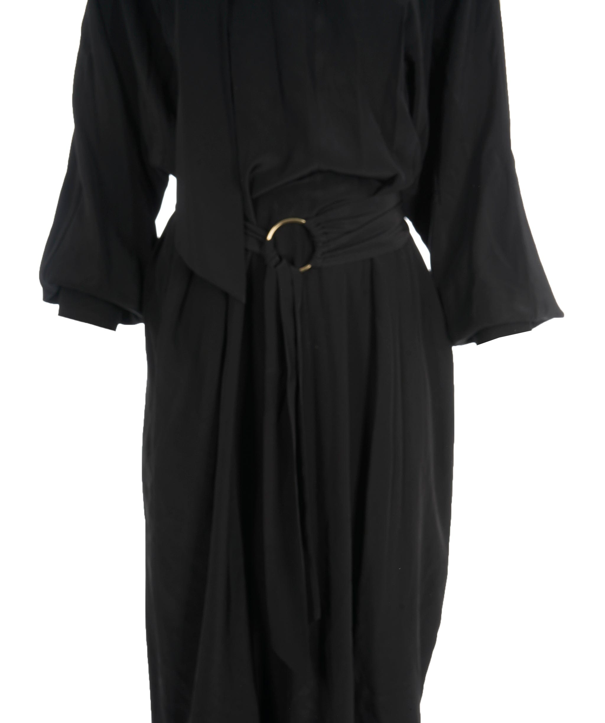 Zimmerman Zimmerman Black Long Sleeve Midi Dress ALL0630