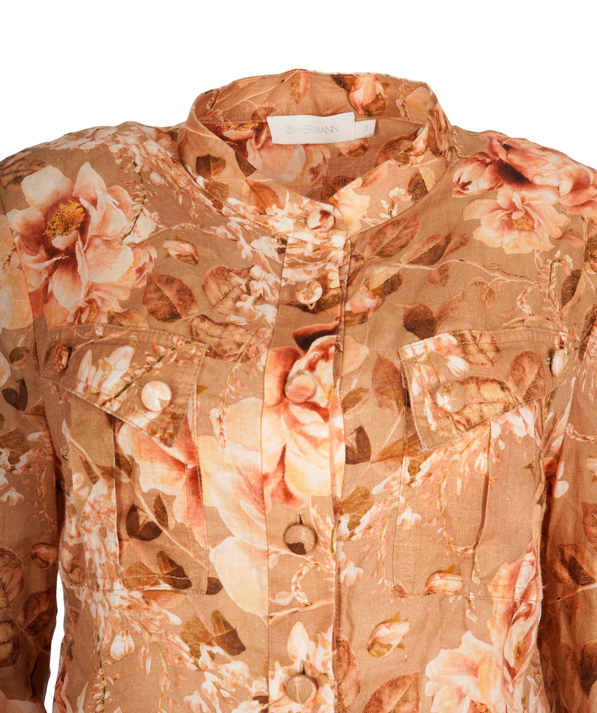 Zimmerman Zimmerman Peach Floral Co ord ALC1355