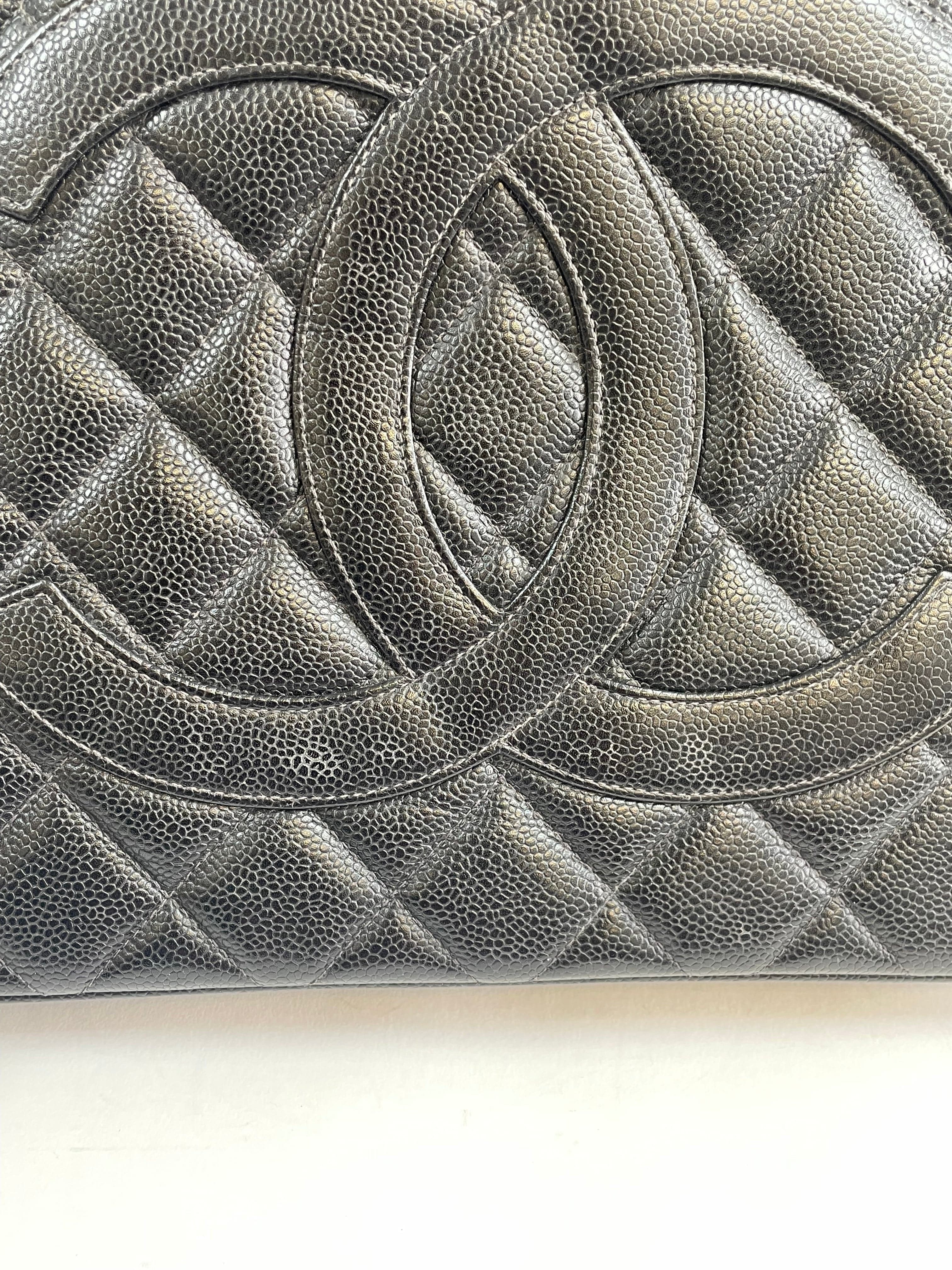 Chanel Chanel Medallion Tote Black Caviar ASL2917