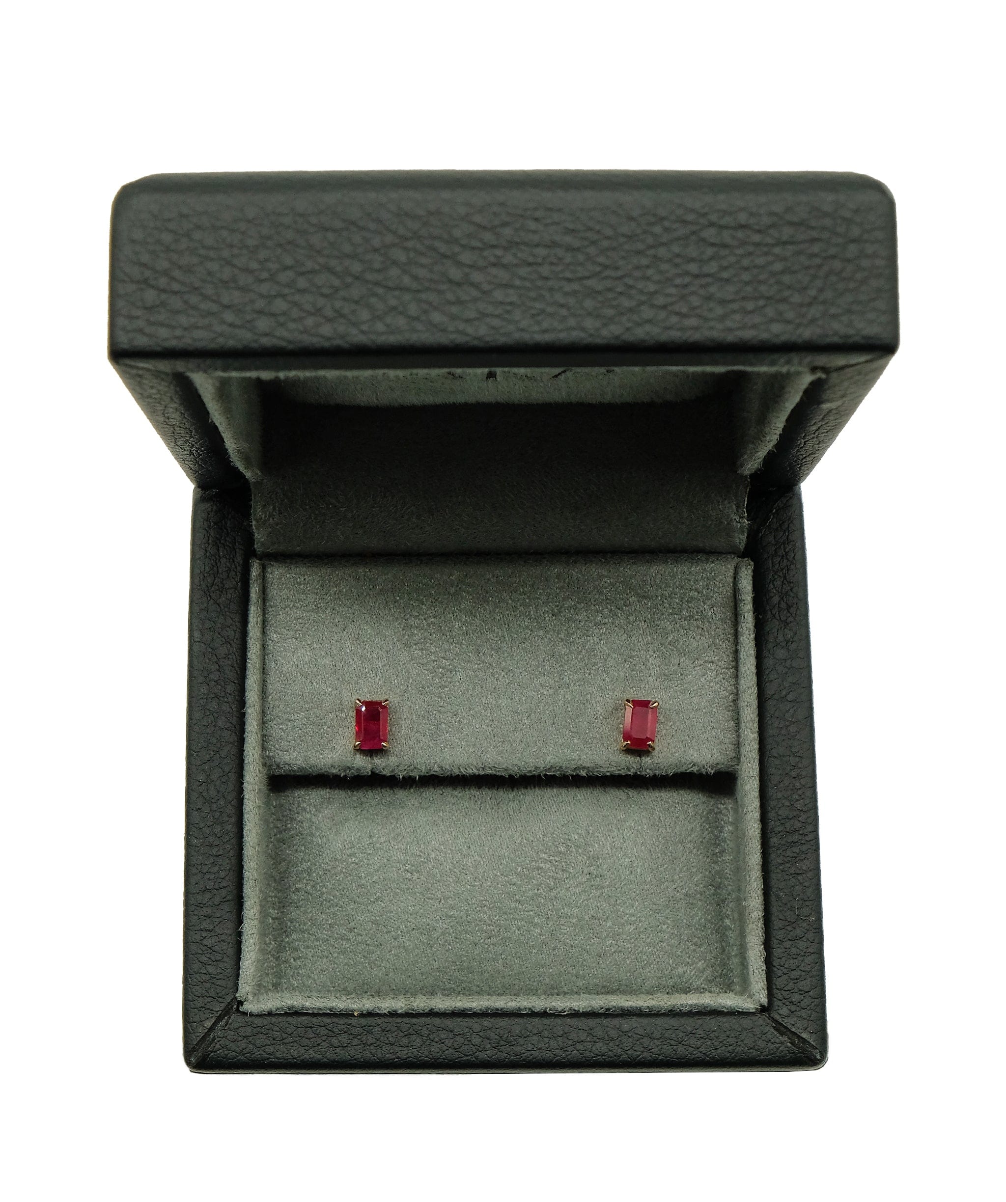 4x6mm Ruby Studs 18k Rose Gold ASL6822