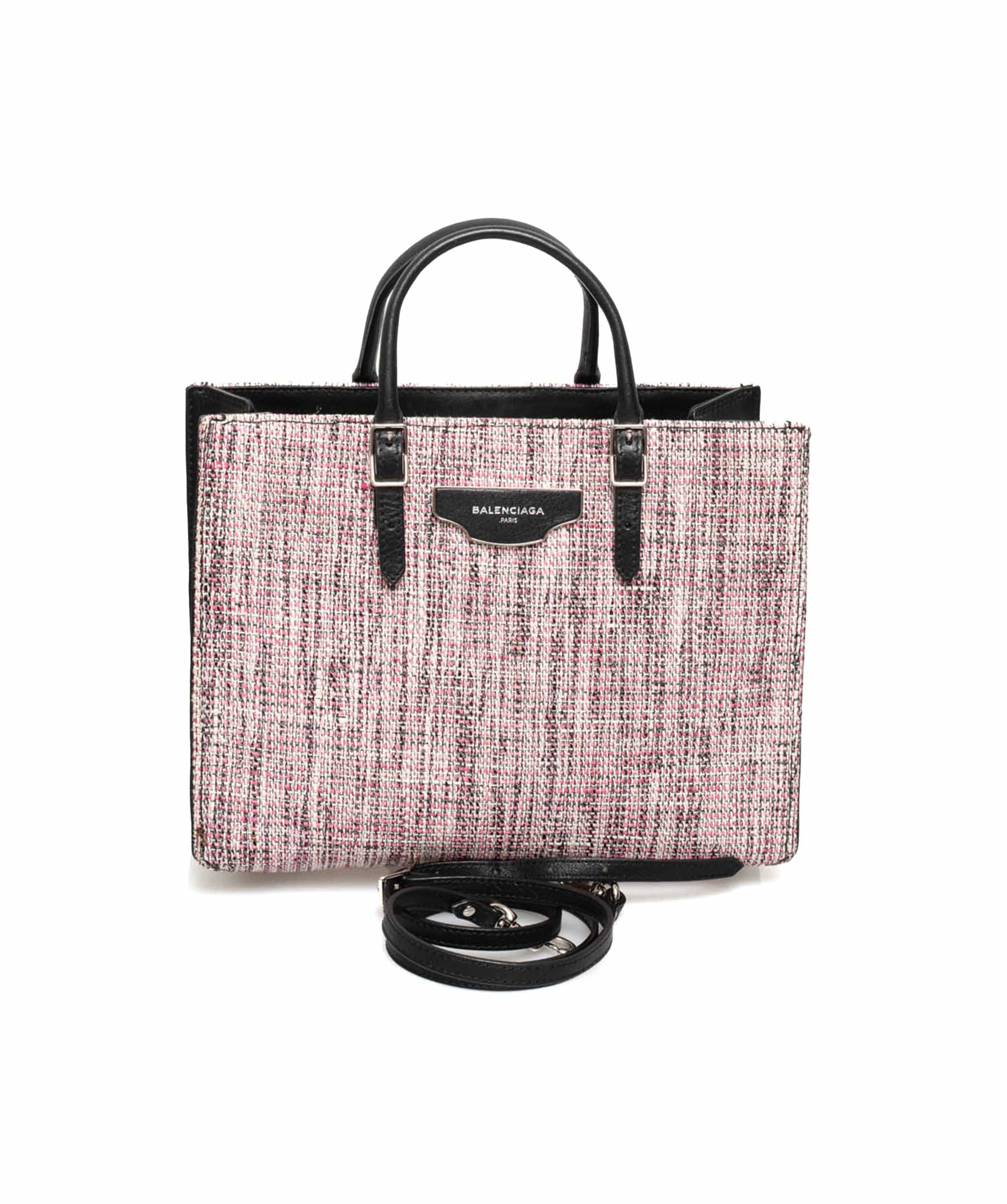 Balenciaga Balenciaga Pink Tweed Tote Bag - AGL1419