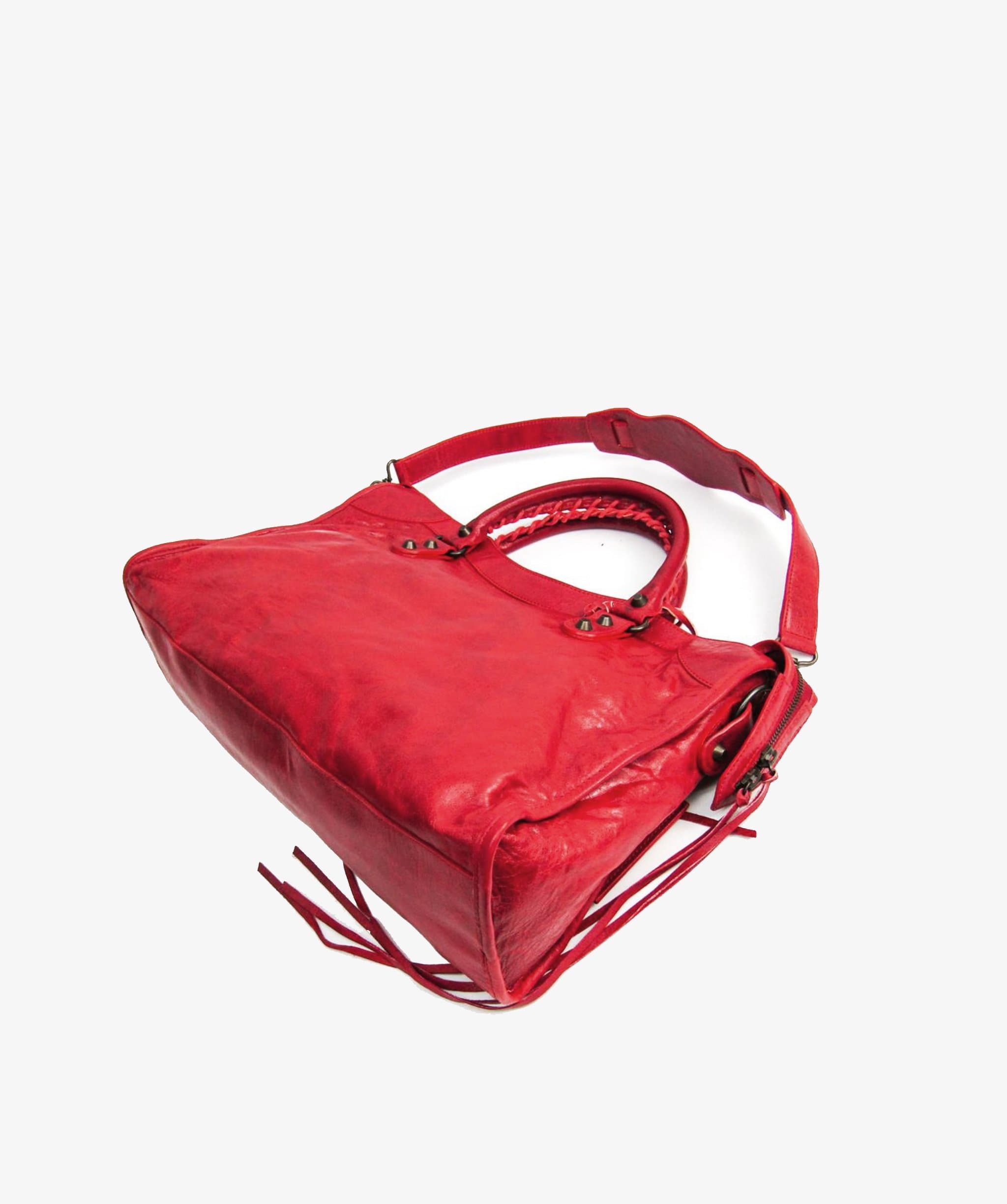 Balenciaga Balenciaga Red Motorcross City Bag RJL1116