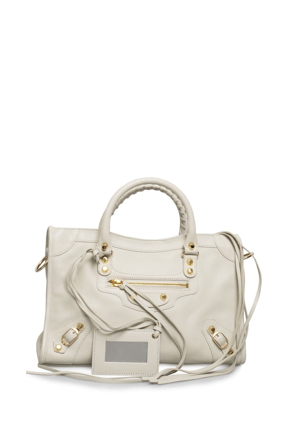 Balenciaga Balenciaga Small Cream Leather City Tote Bag GHW - AGL1408