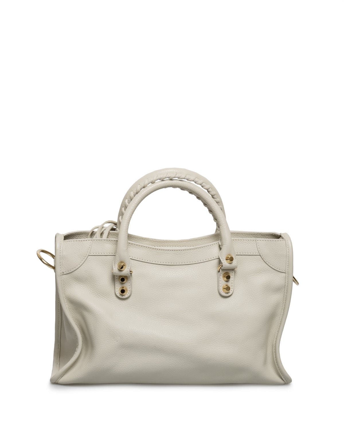 Balenciaga Balenciaga Small Cream Leather City Tote Bag GHW - AGL1408