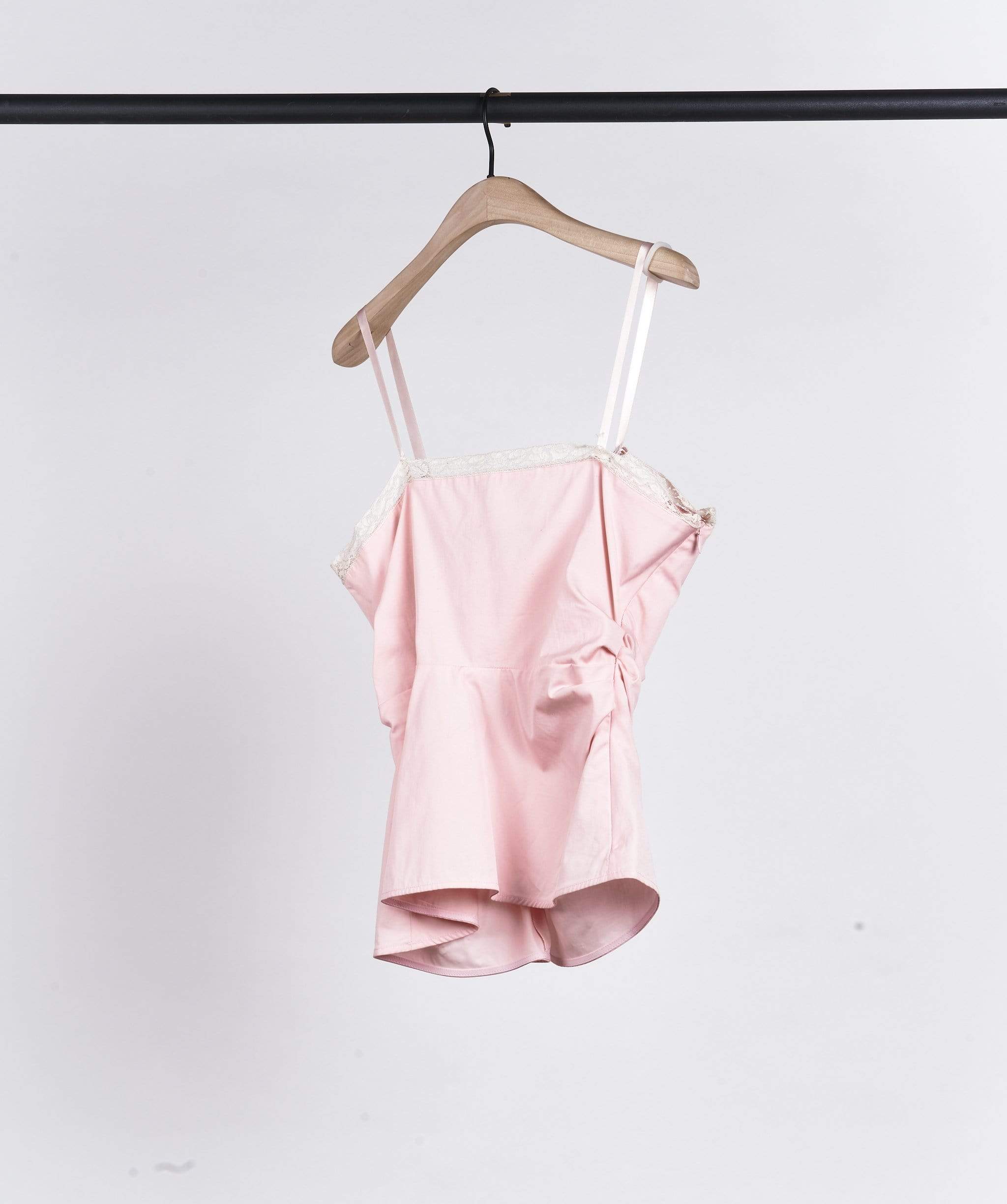 Balenciaga Jacquemus Pink Lace Tank Top