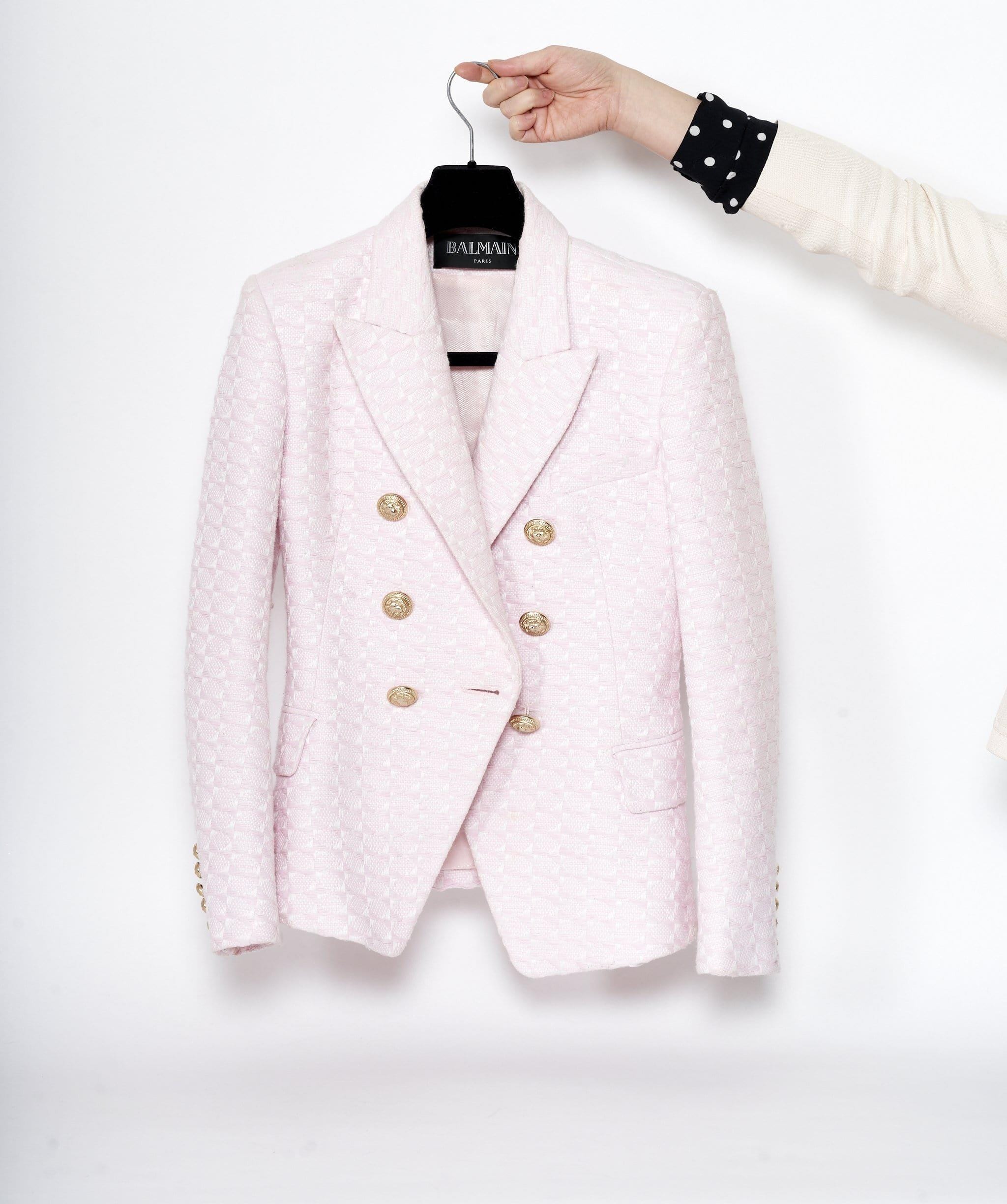 Balmain Balmain Blazer Pink tweed 38