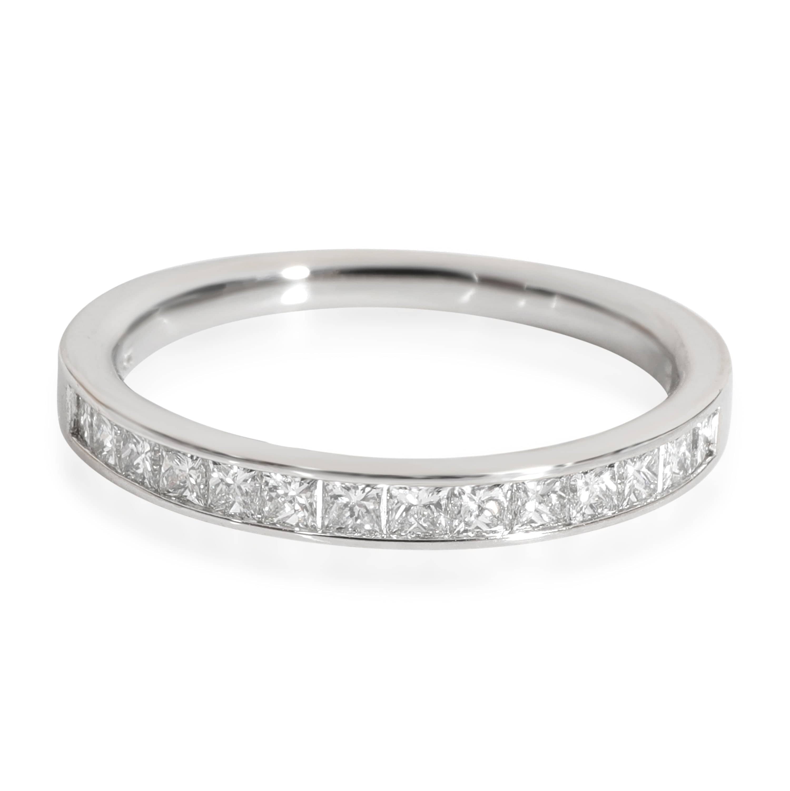 Blue Nile Blue Nile Channel Set Diamond Wedding Band, 14K White Gold 0.49 Ctw