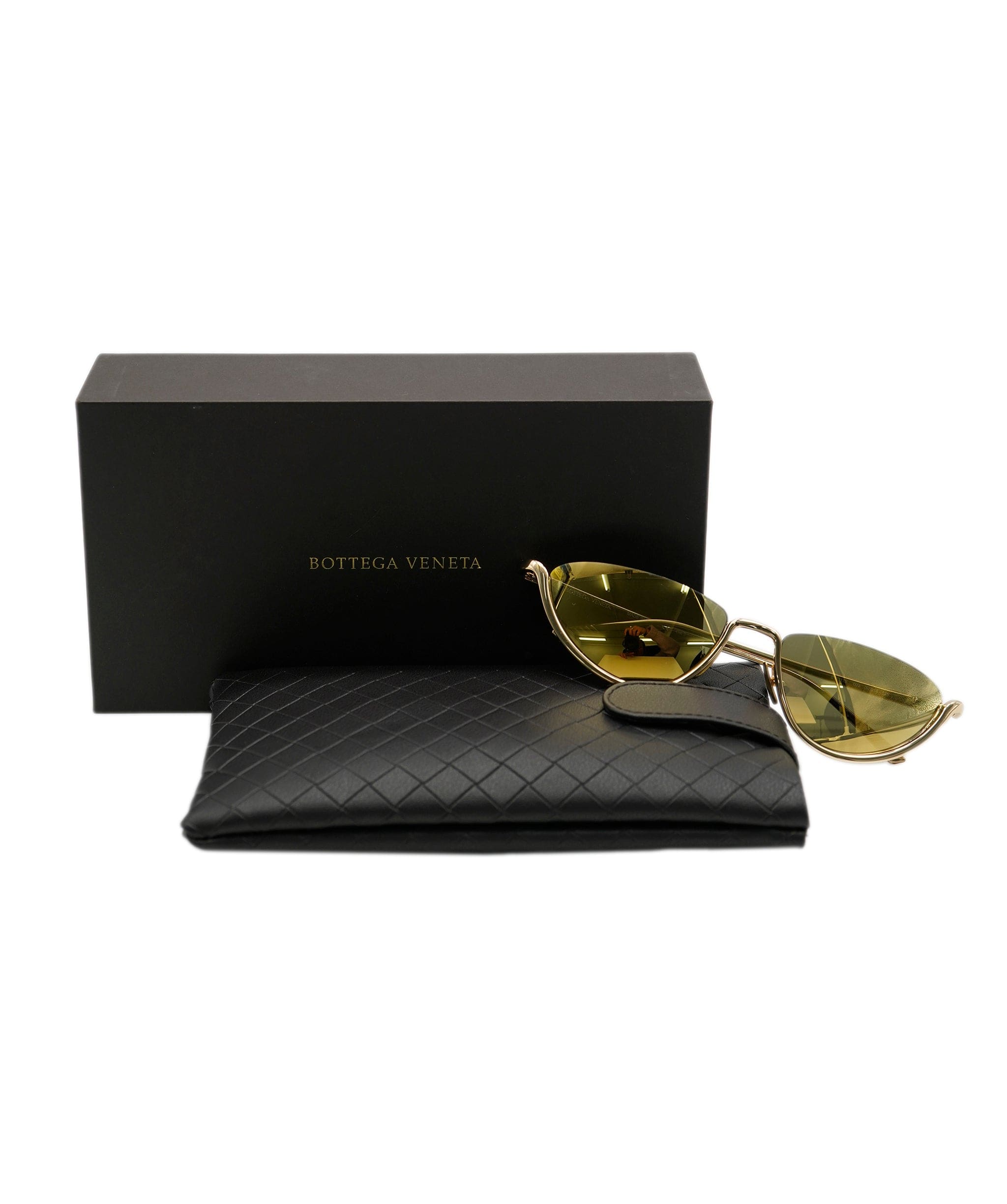 Bottega Bottega Sunglasses Gold Gold cat eye ASL6907