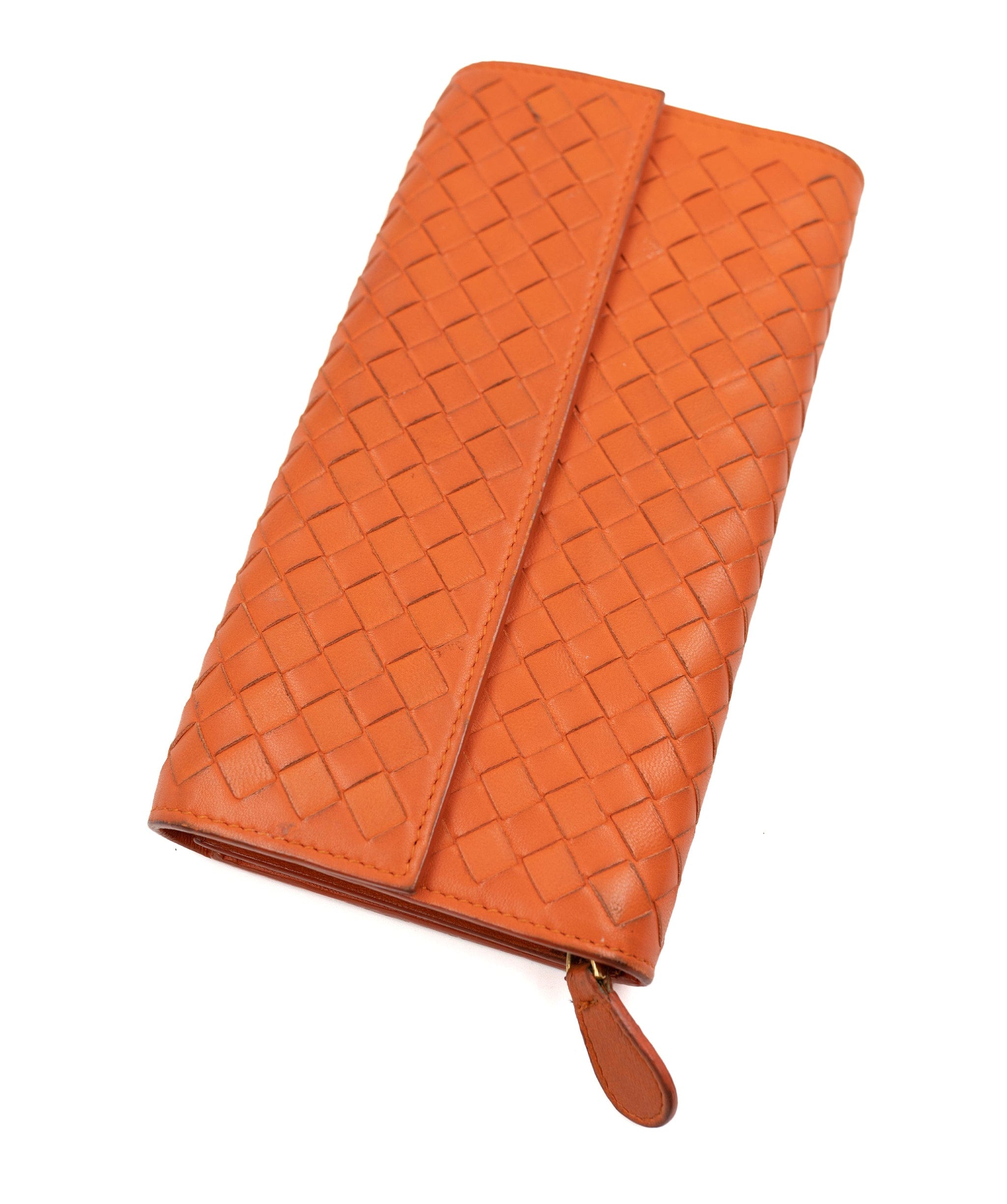 Bottega Bottega Veneta orange wallet - AWC1430