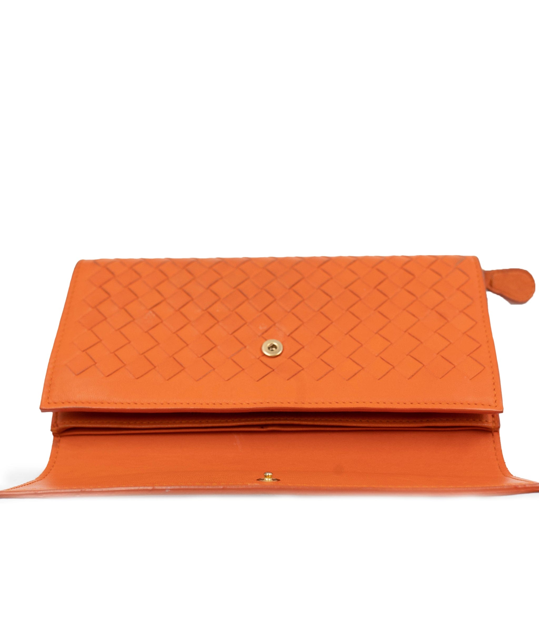 Bottega Bottega Veneta orange wallet - AWC1430