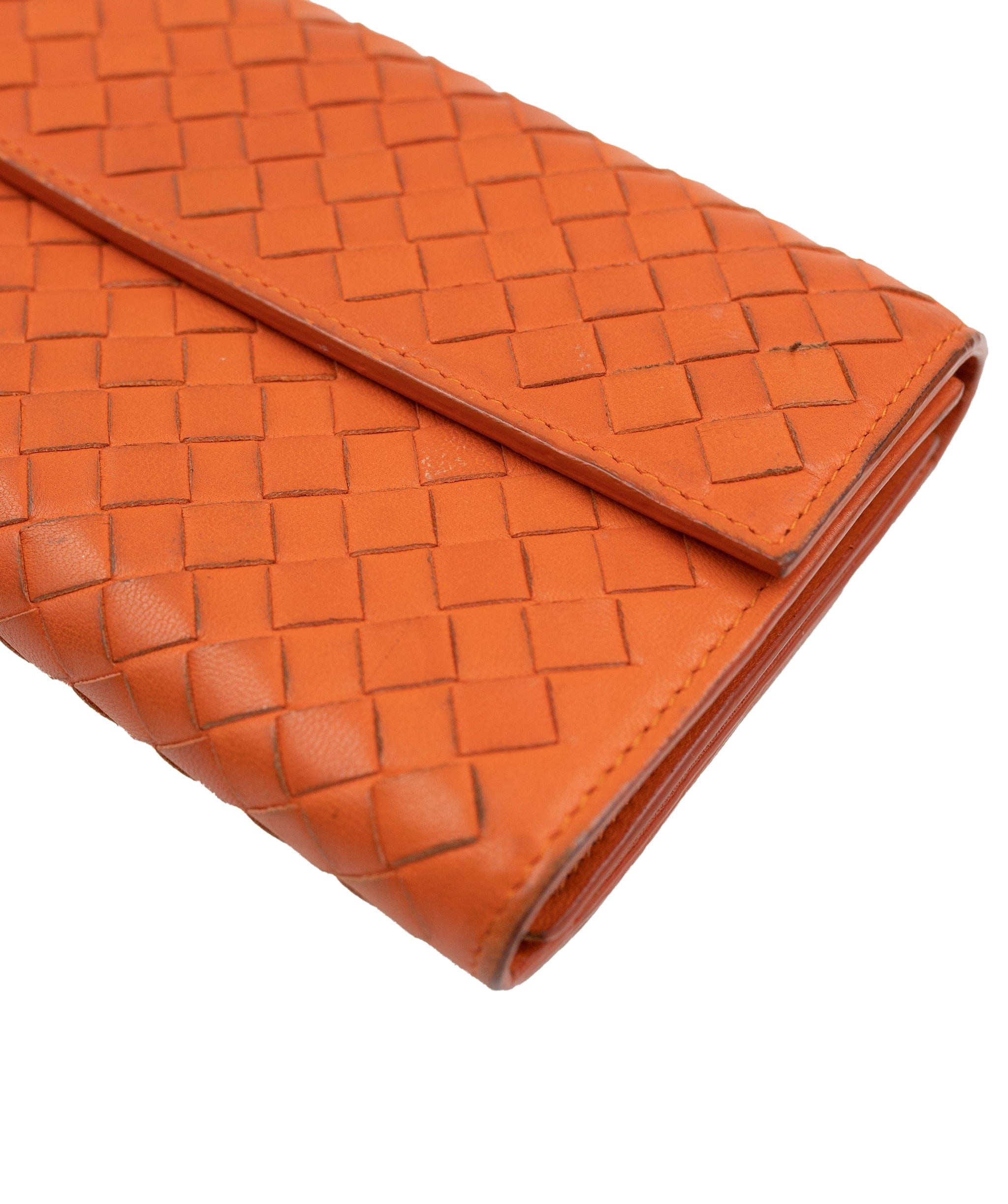 Bottega Bottega Veneta orange wallet - AWC1430