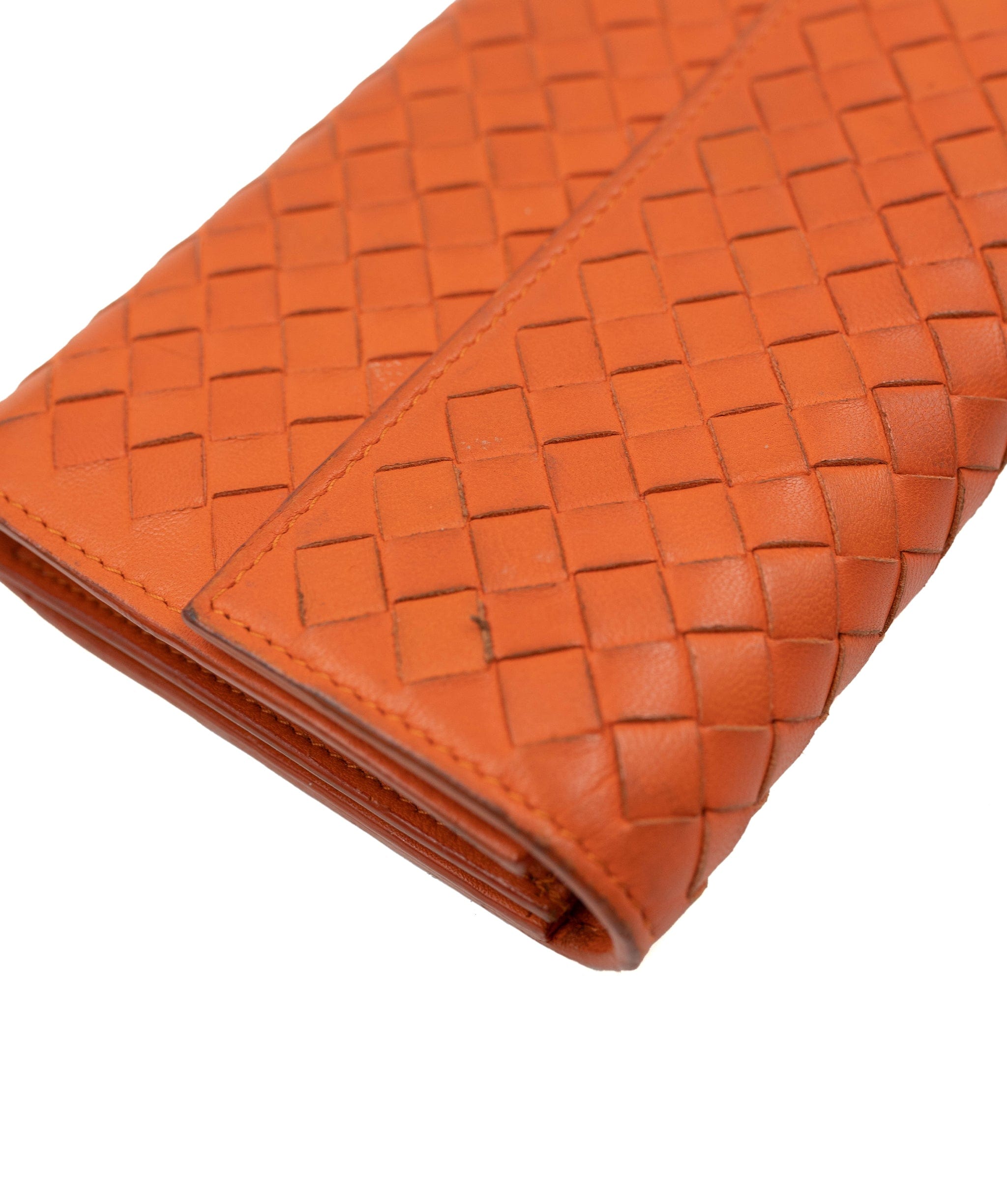 Bottega Bottega Veneta orange wallet - AWC1430