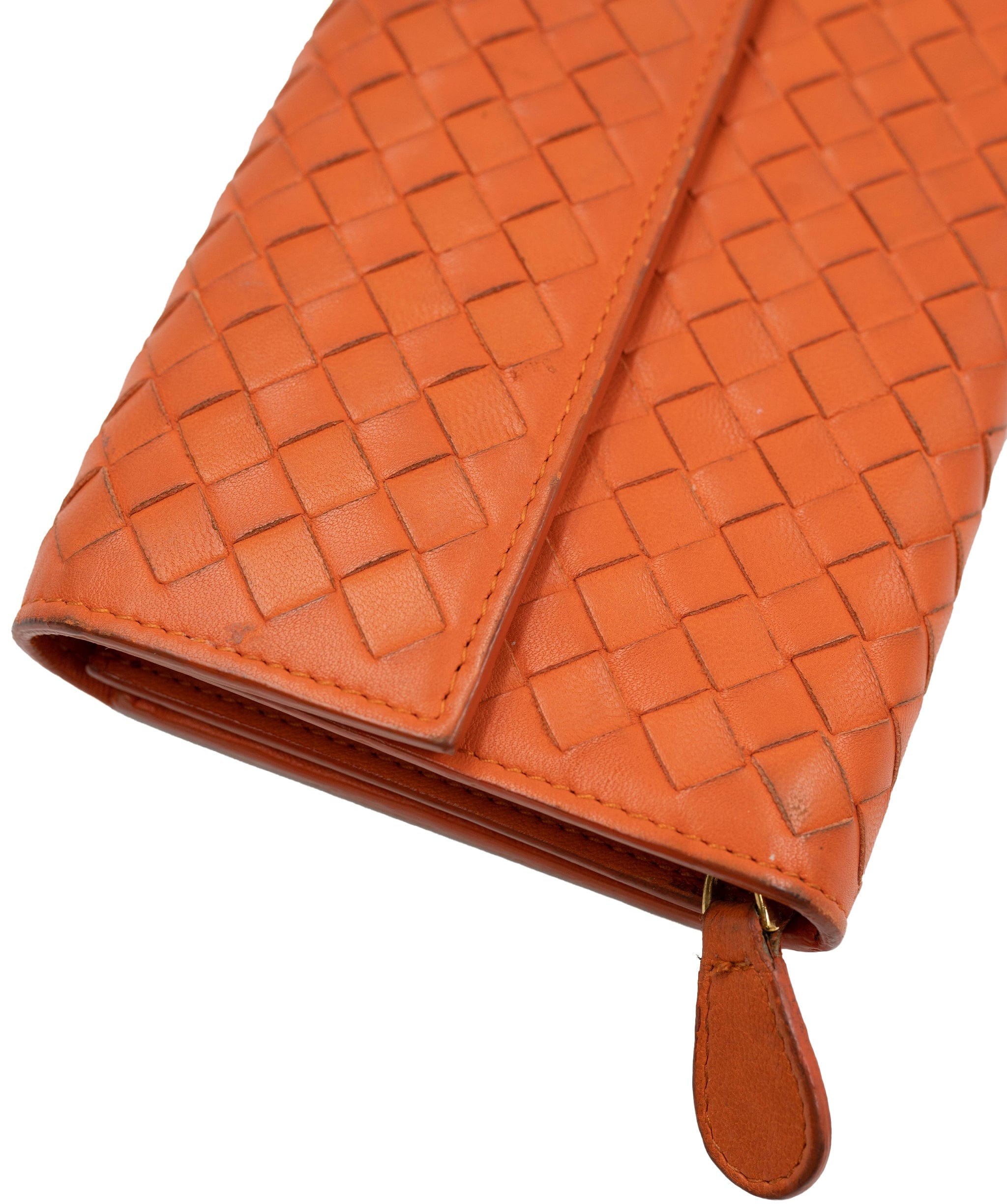 Bottega Bottega Veneta orange wallet - AWC1430