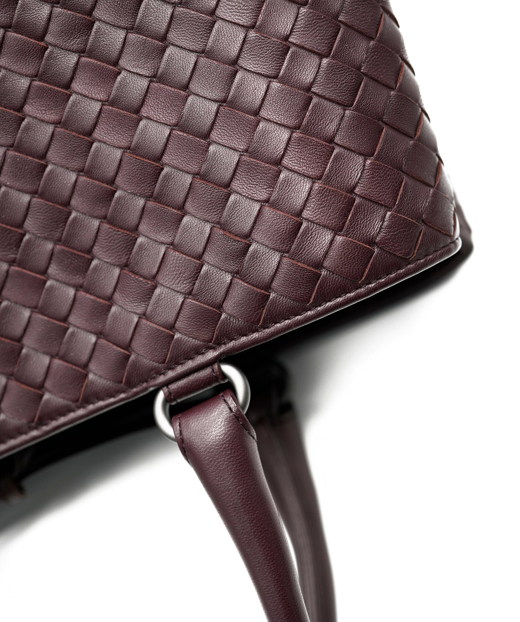 Bottega Bottega Veneta Roma Burgundy Bag - AWC1909