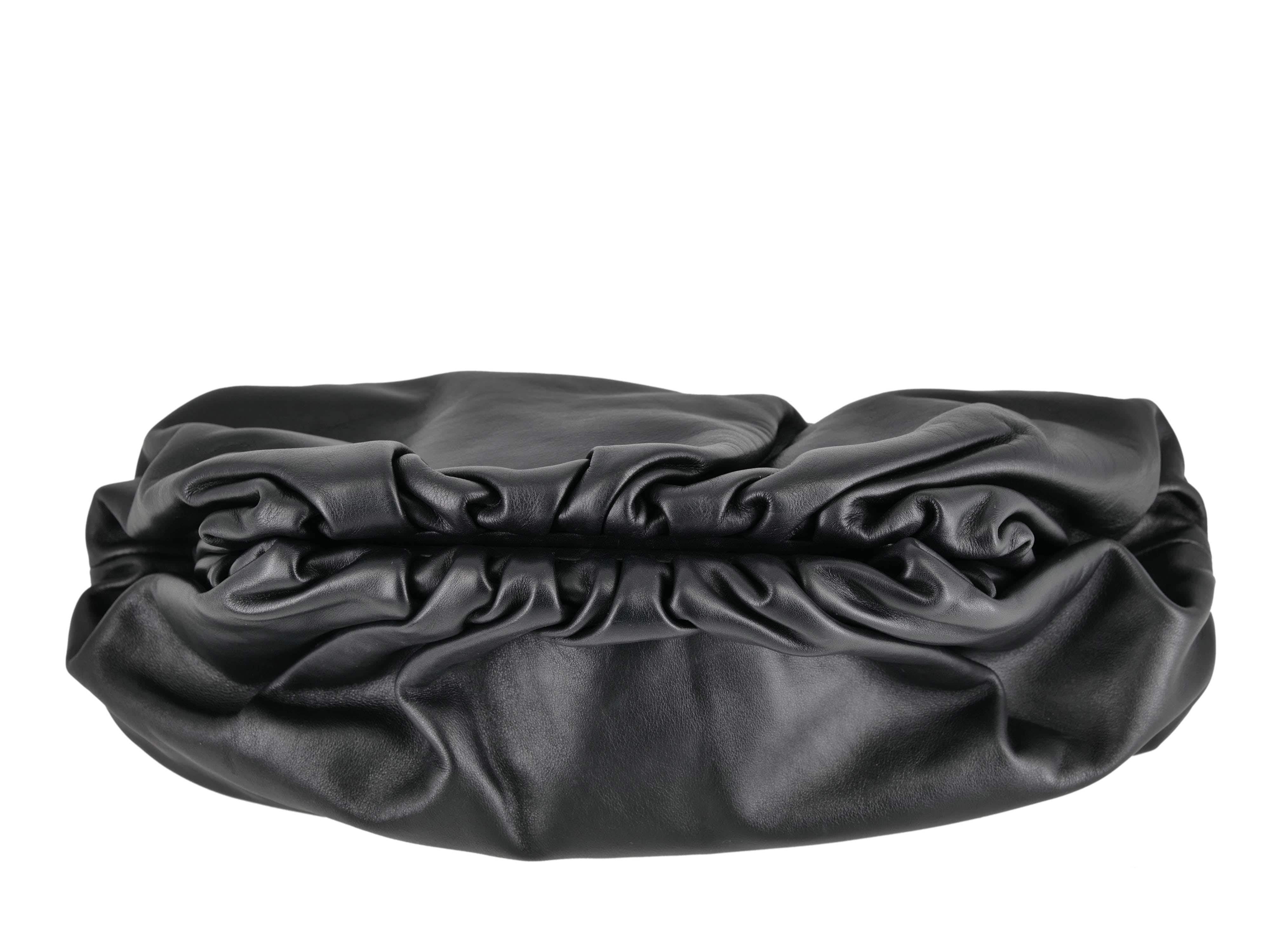 Bottega Bottega Veneta Black Soft Clutch RJL1810