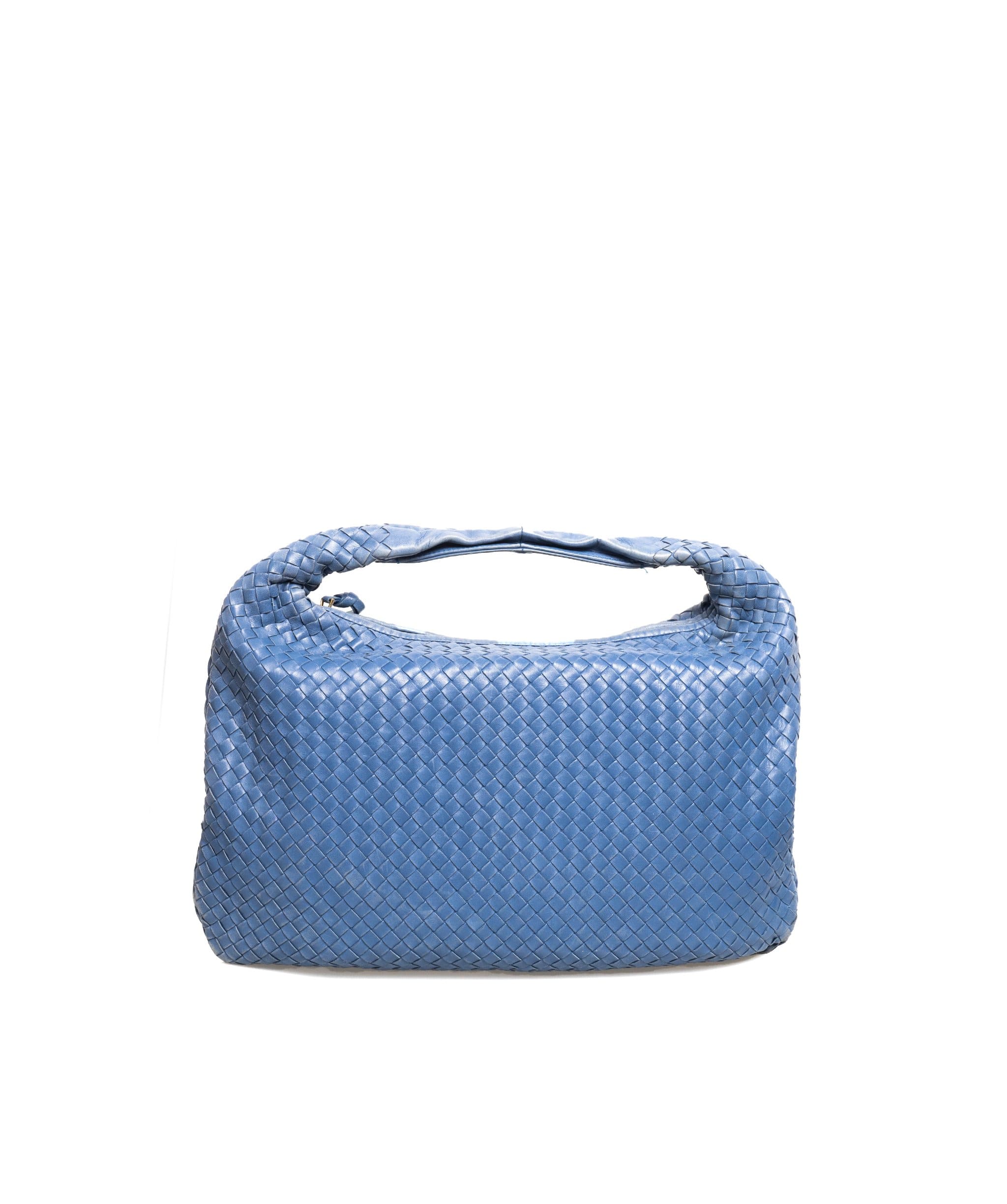 Bottega Bottega Veneta Blue Intrecciato Hobo Bag - AWL2053