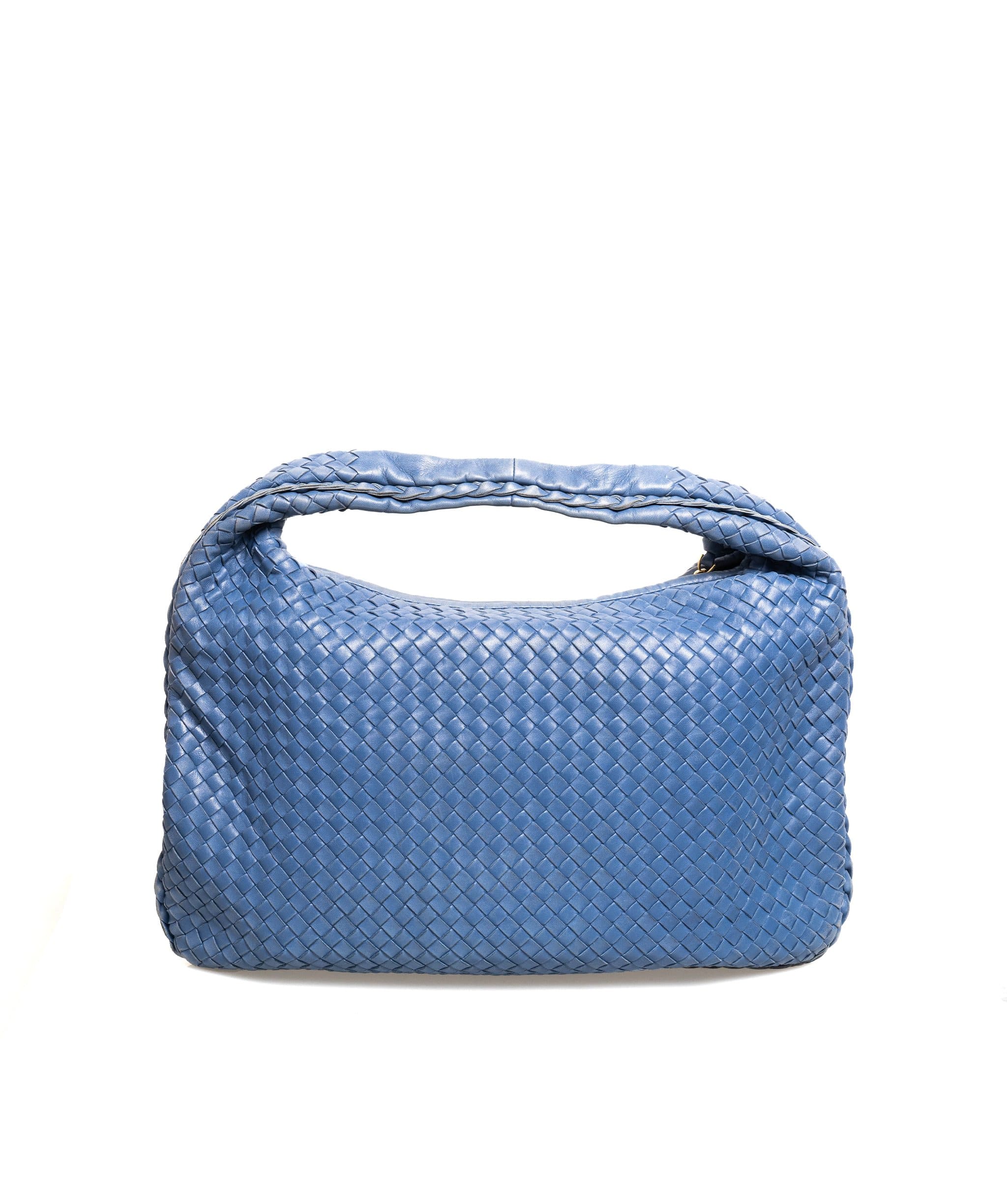 Bottega Bottega Veneta Blue Intrecciato Hobo Bag - AWL2053