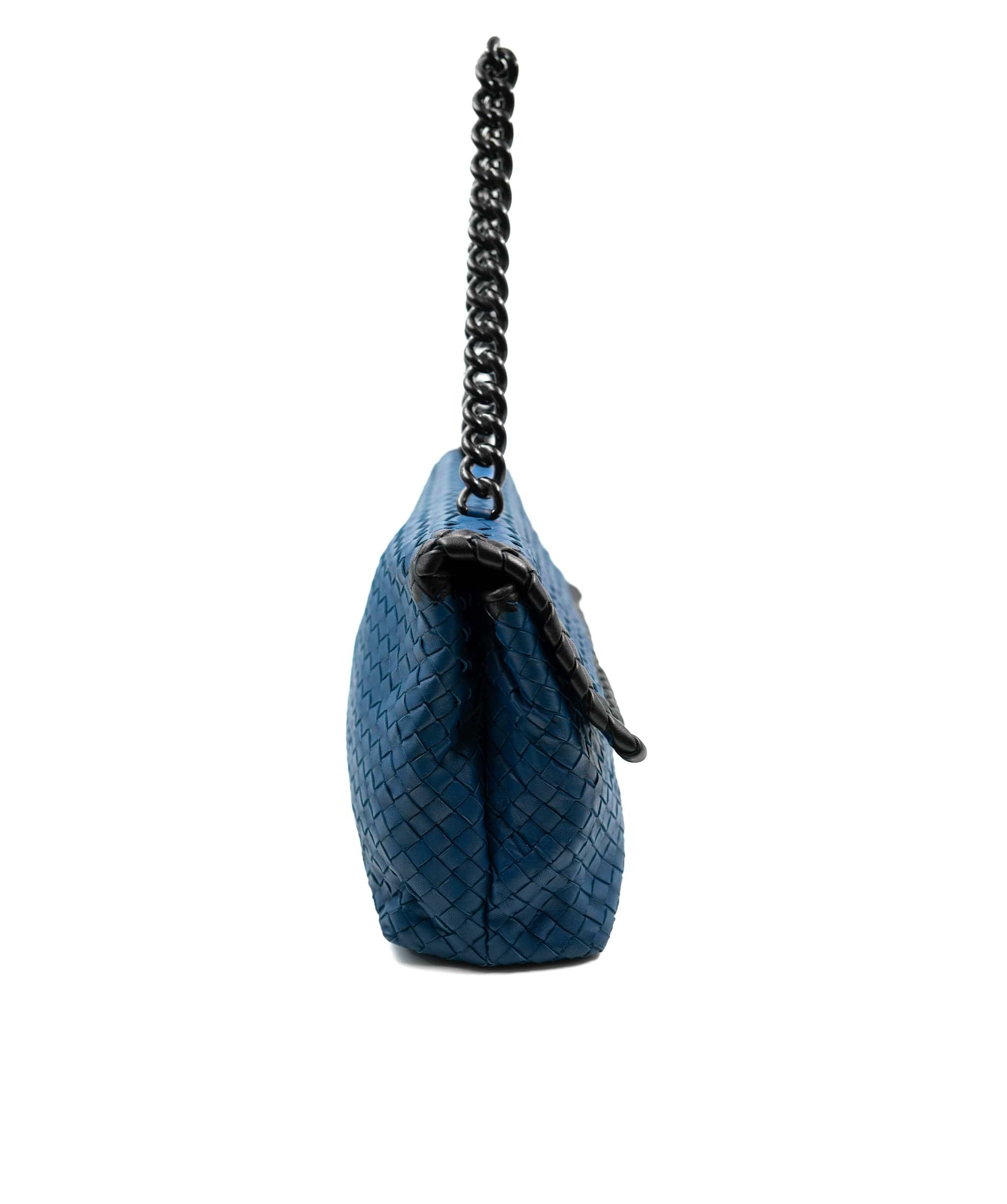 Bottega Bottega Veneta Blue Olympia Hand Bag - AWC1513