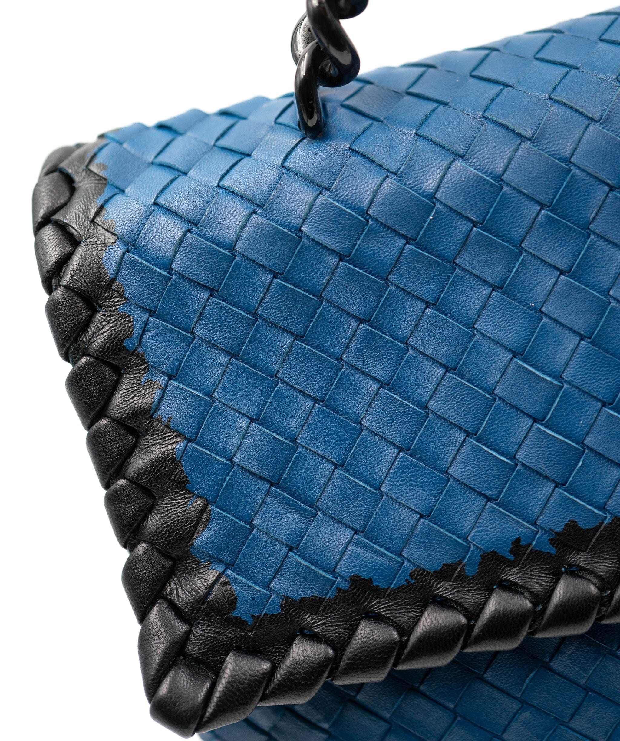 Bottega Bottega Veneta Blue Olympia Hand Bag - AWC1513