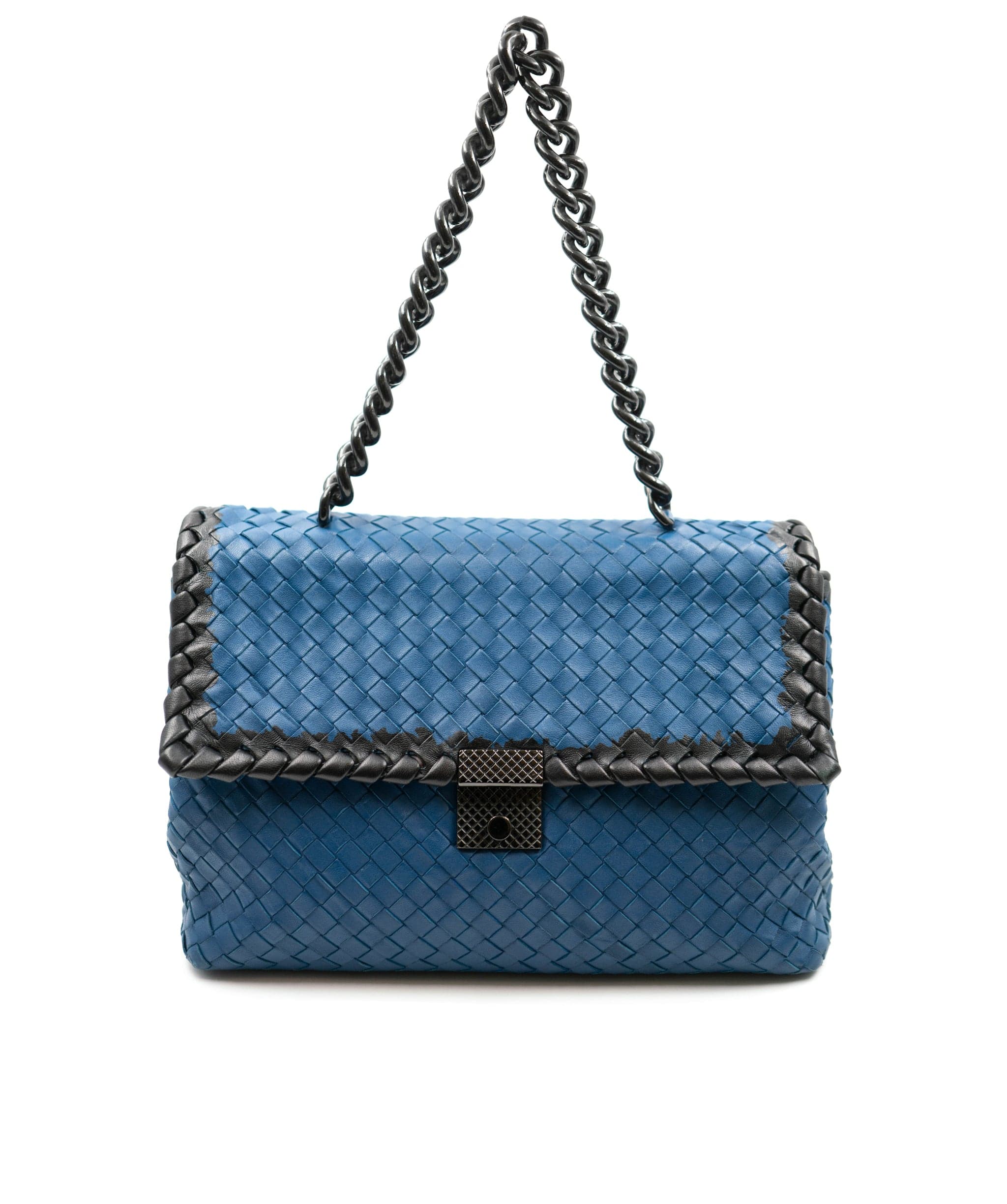 Bottega Bottega Veneta Blue Olympia Hand Bag - AWC1513