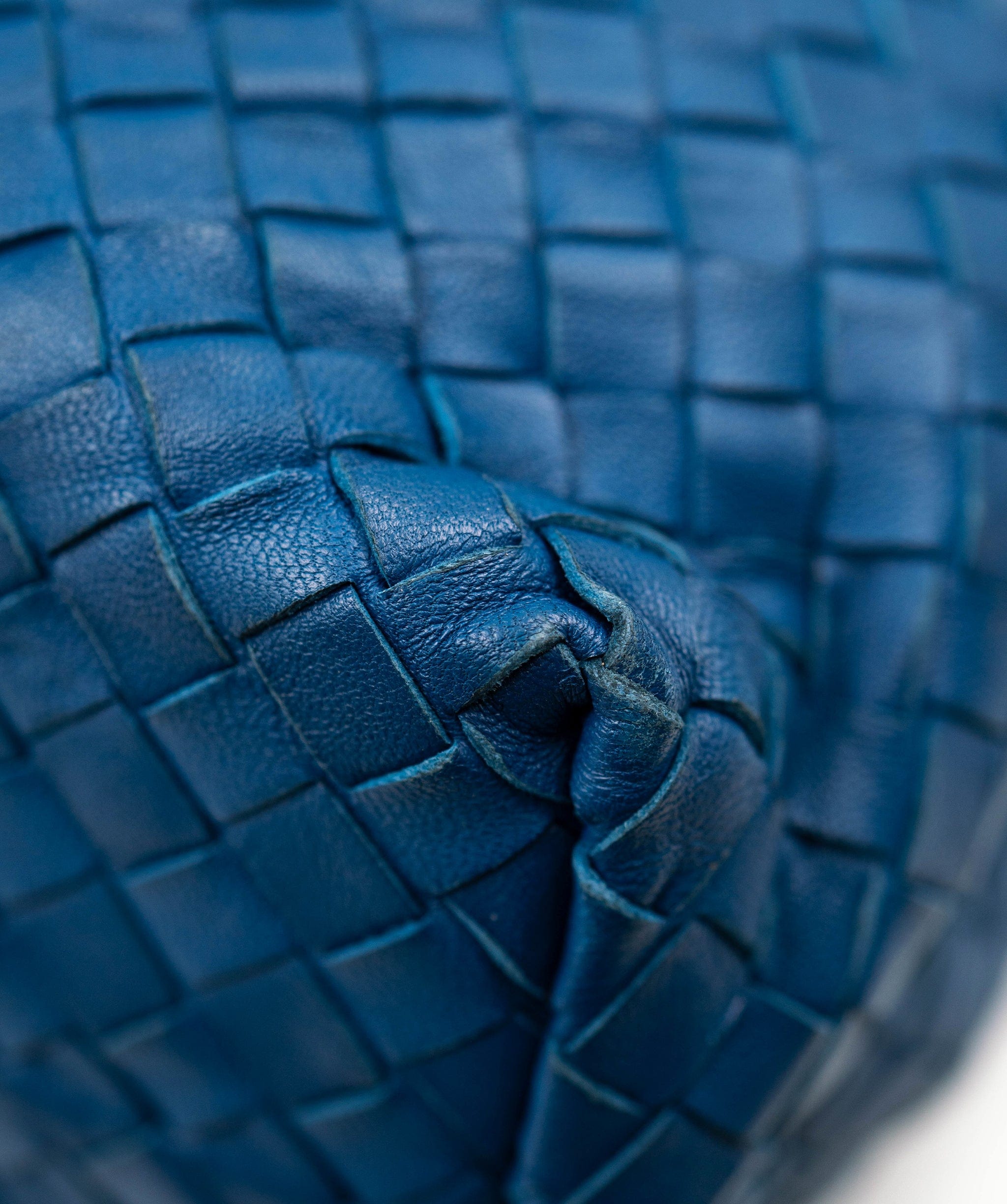 Bottega Bottega Veneta Blue Olympia Hand Bag - AWC1513