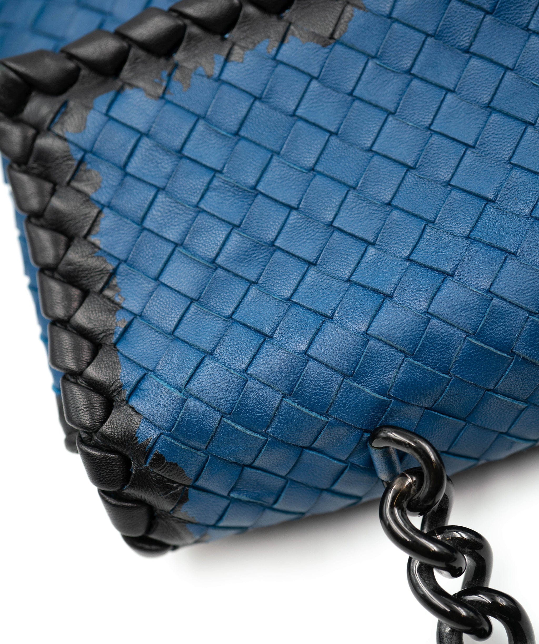 Bottega Bottega Veneta Blue Olympia Hand Bag - AWC1513