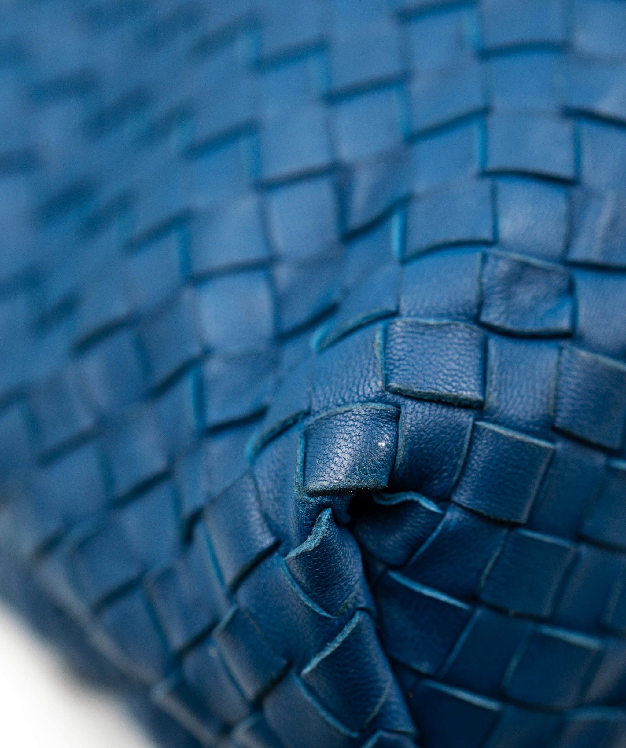 Bottega Bottega Veneta Blue Olympia Hand Bag - AWC1513