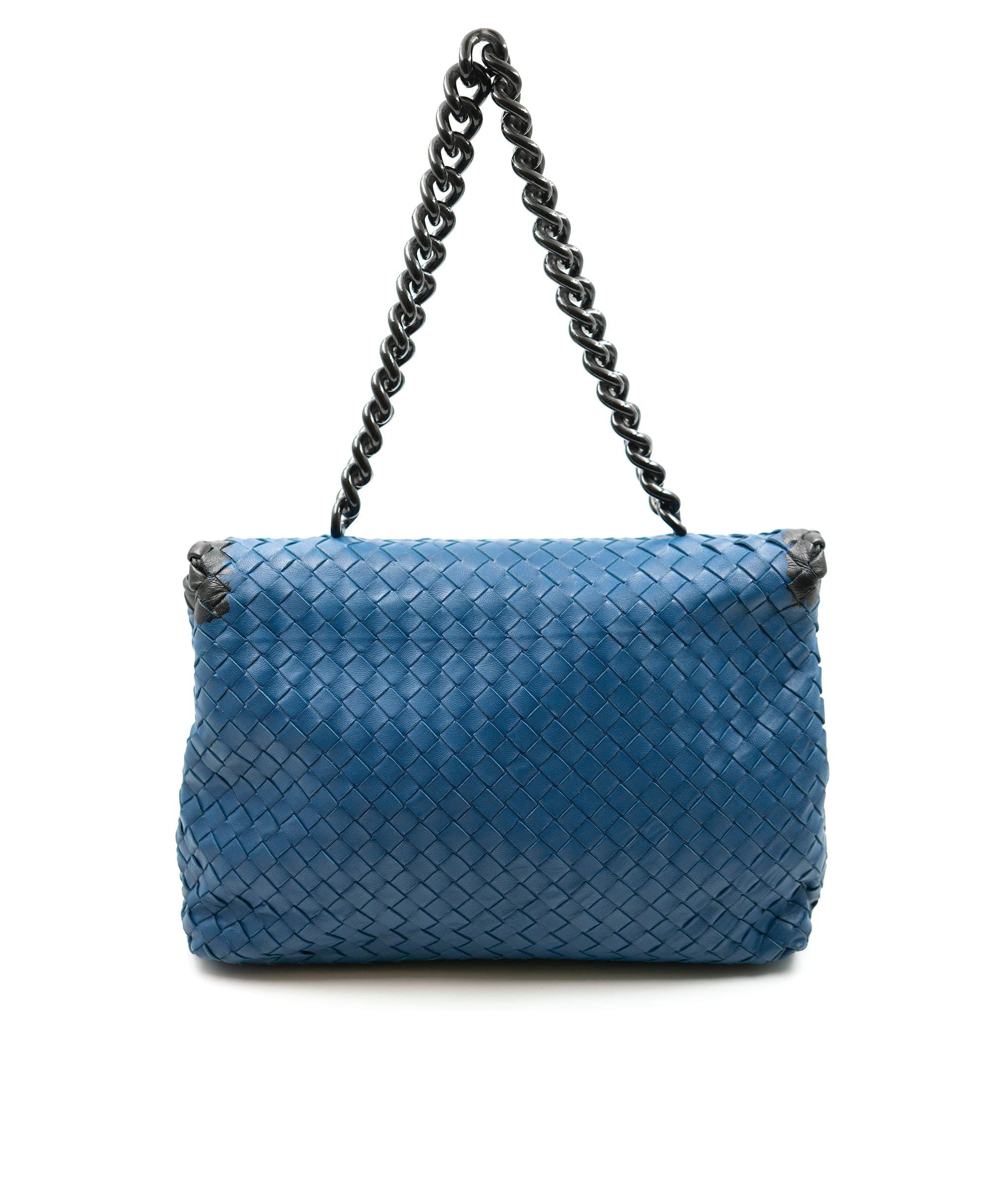 Bottega Bottega Veneta Blue Olympia Hand Bag - AWC1513