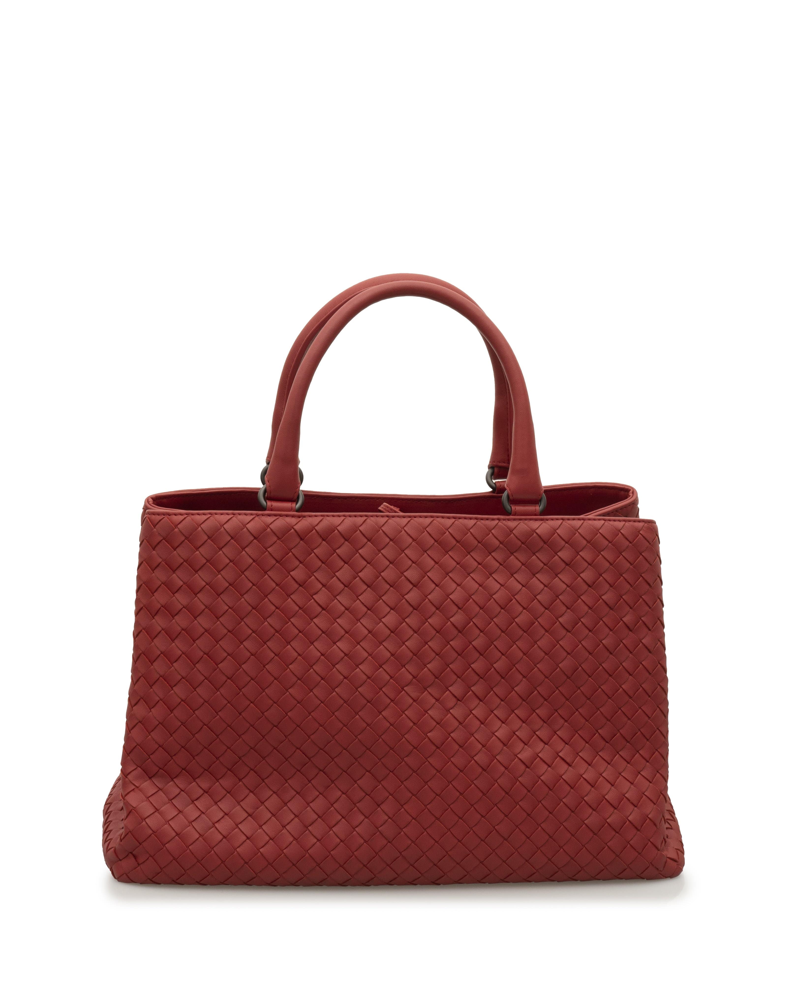 Bottega Bottega Veneta Red intrecciato Handbag - AWC1060