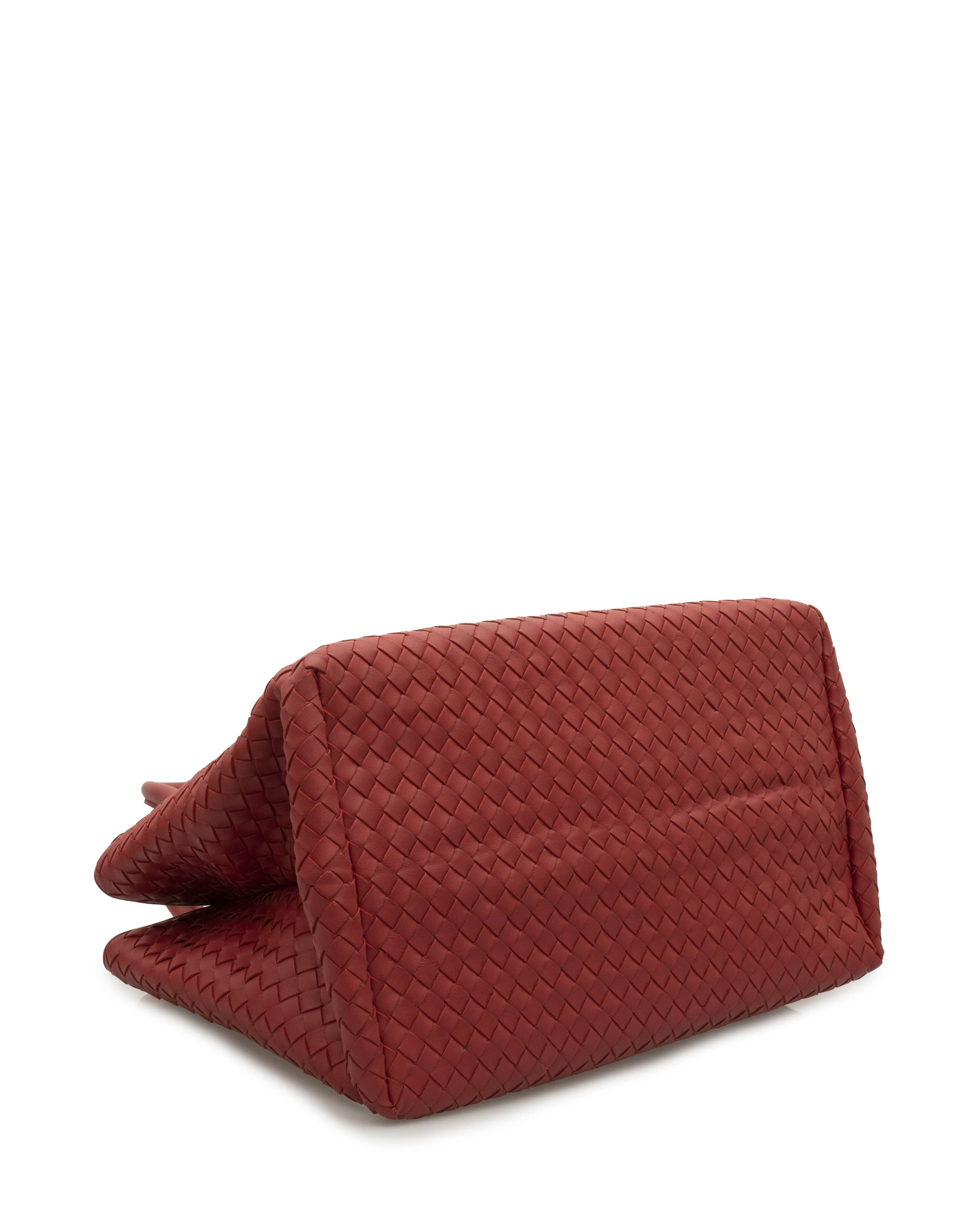 Bottega Bottega Veneta Red intrecciato Handbag - AWC1060