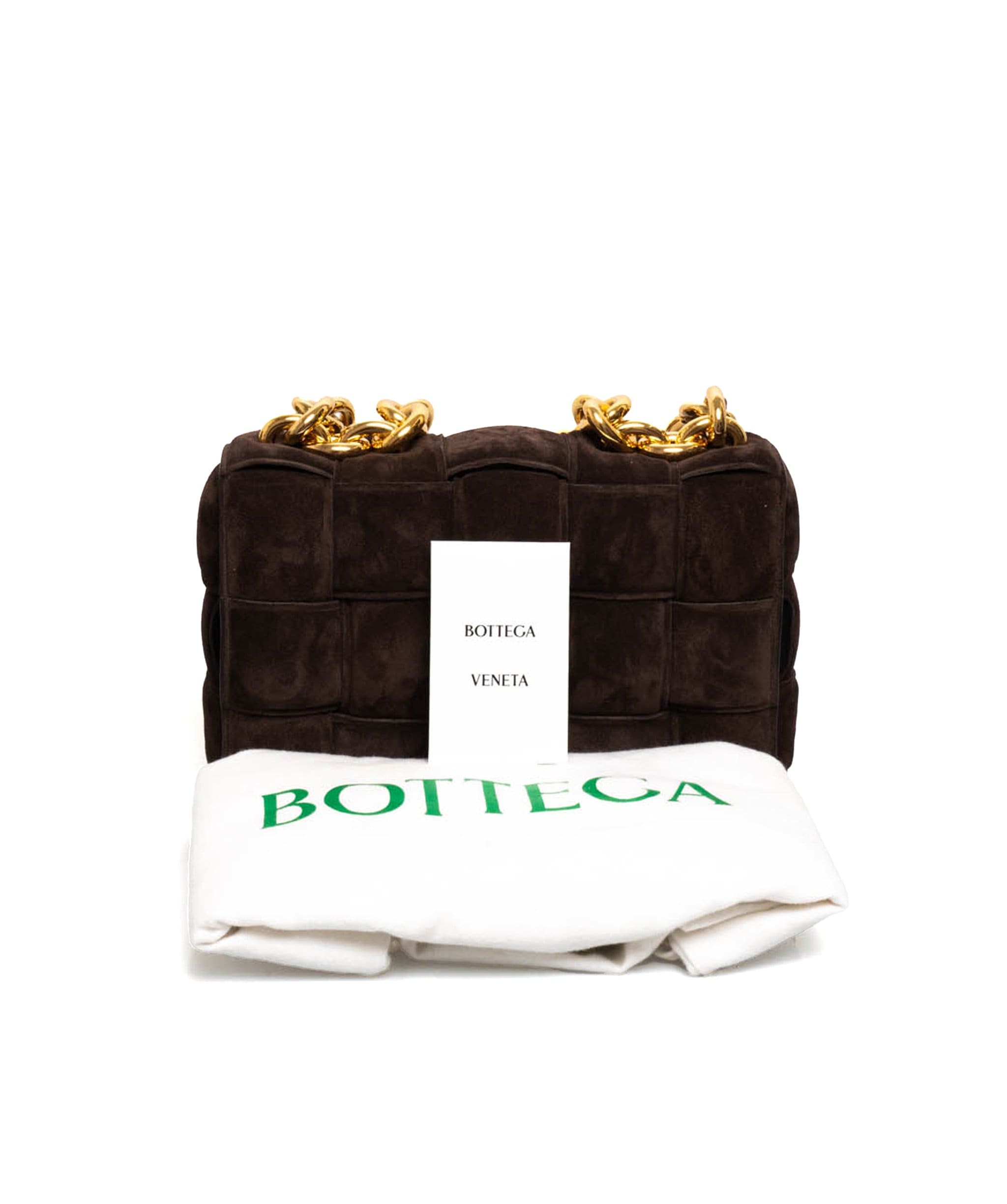 Bottega Bottega Veneta Suede Chain Cassette Bag ADL1550