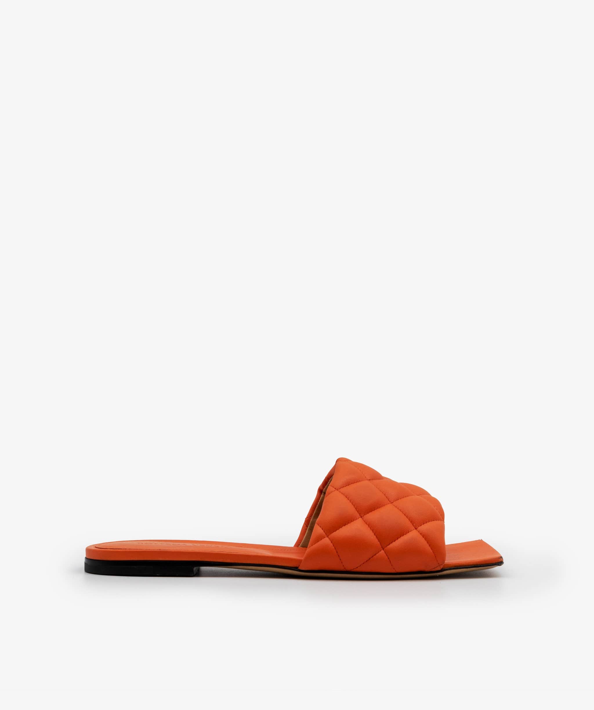 Bottega Veneta Bottega Veneta Orange Slides