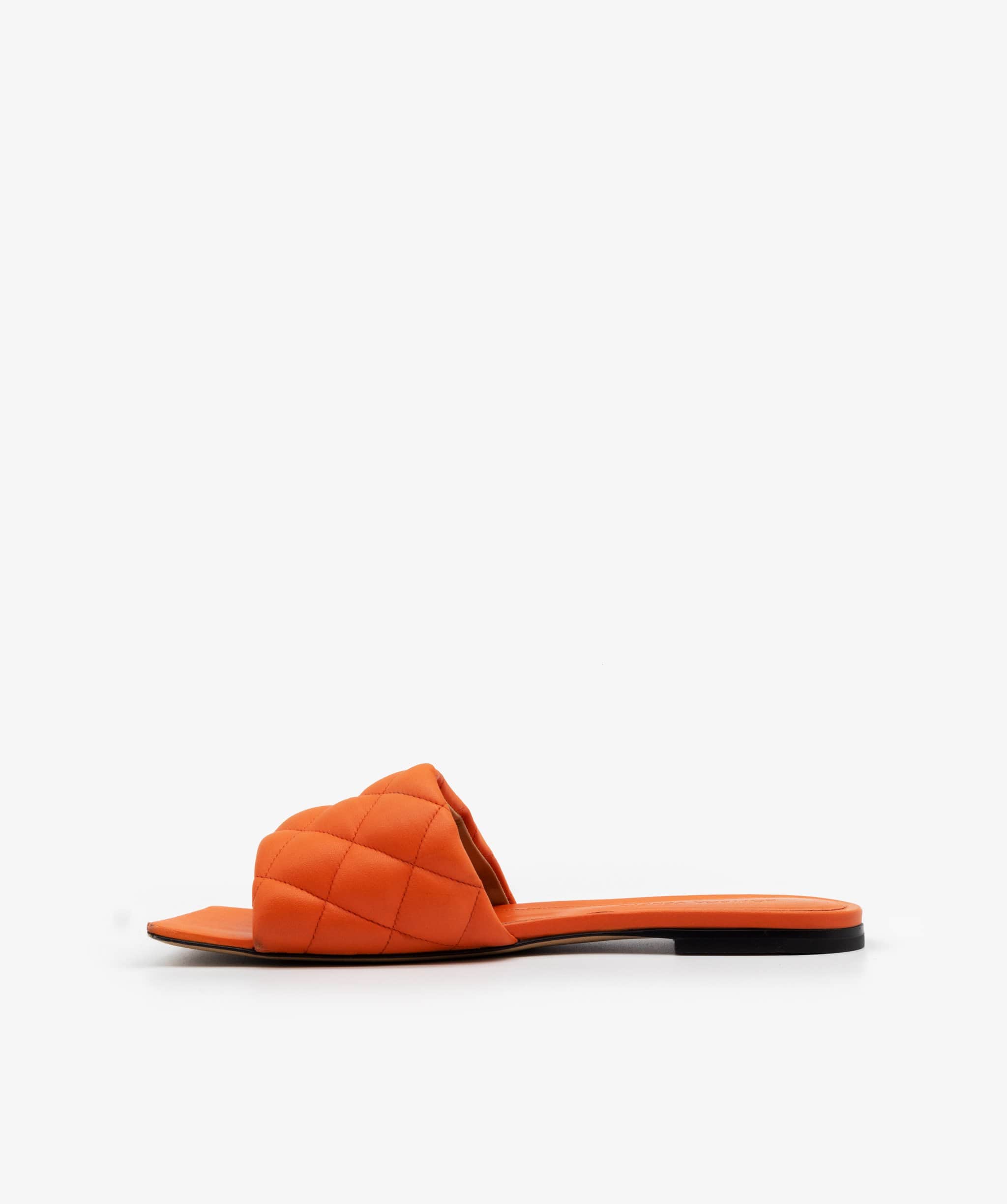 Bottega Veneta Bottega Veneta Orange Slides