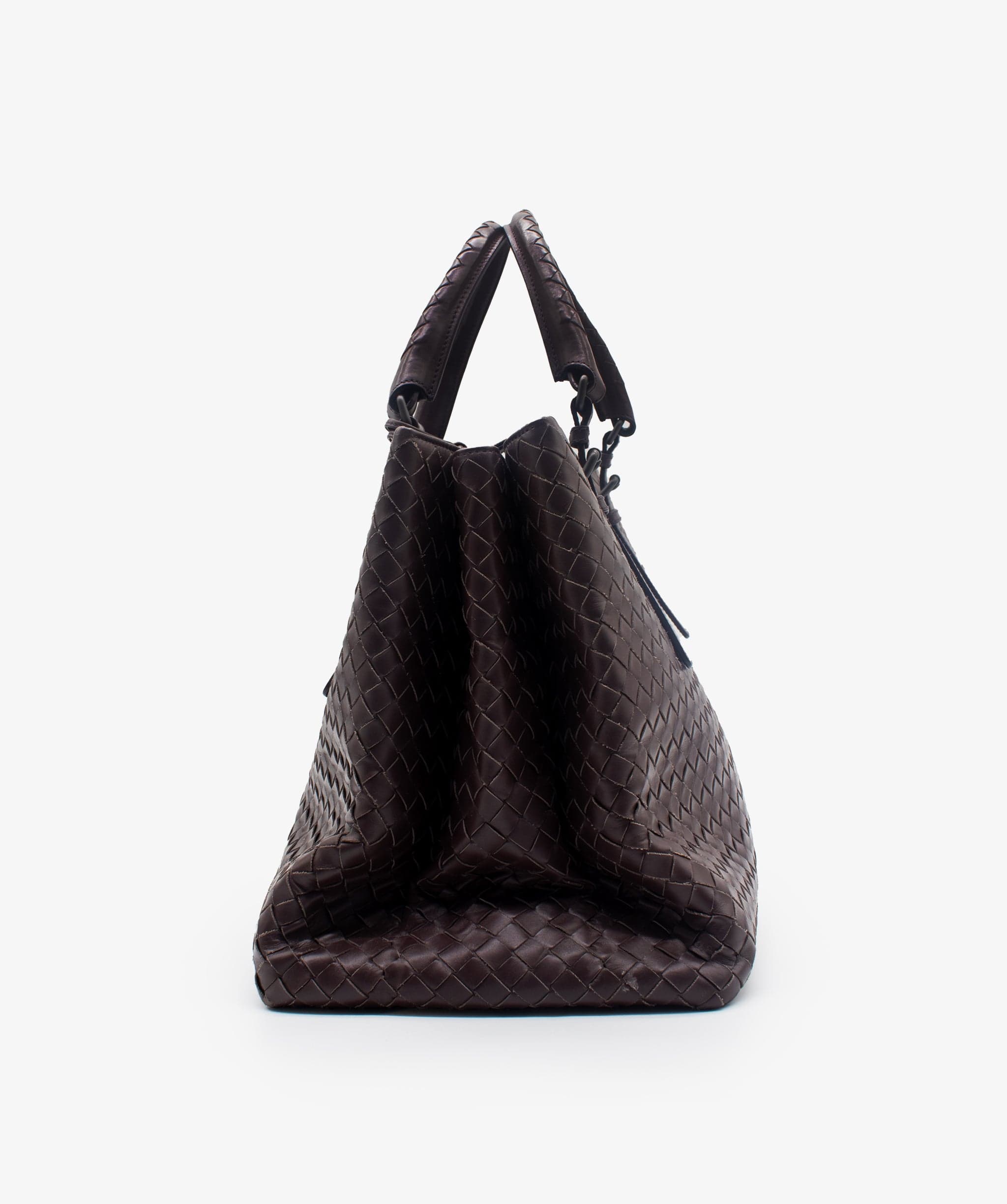 Bottega Veneta Bottega Veneta Brown Intrecciato Rome Tote – OL2016