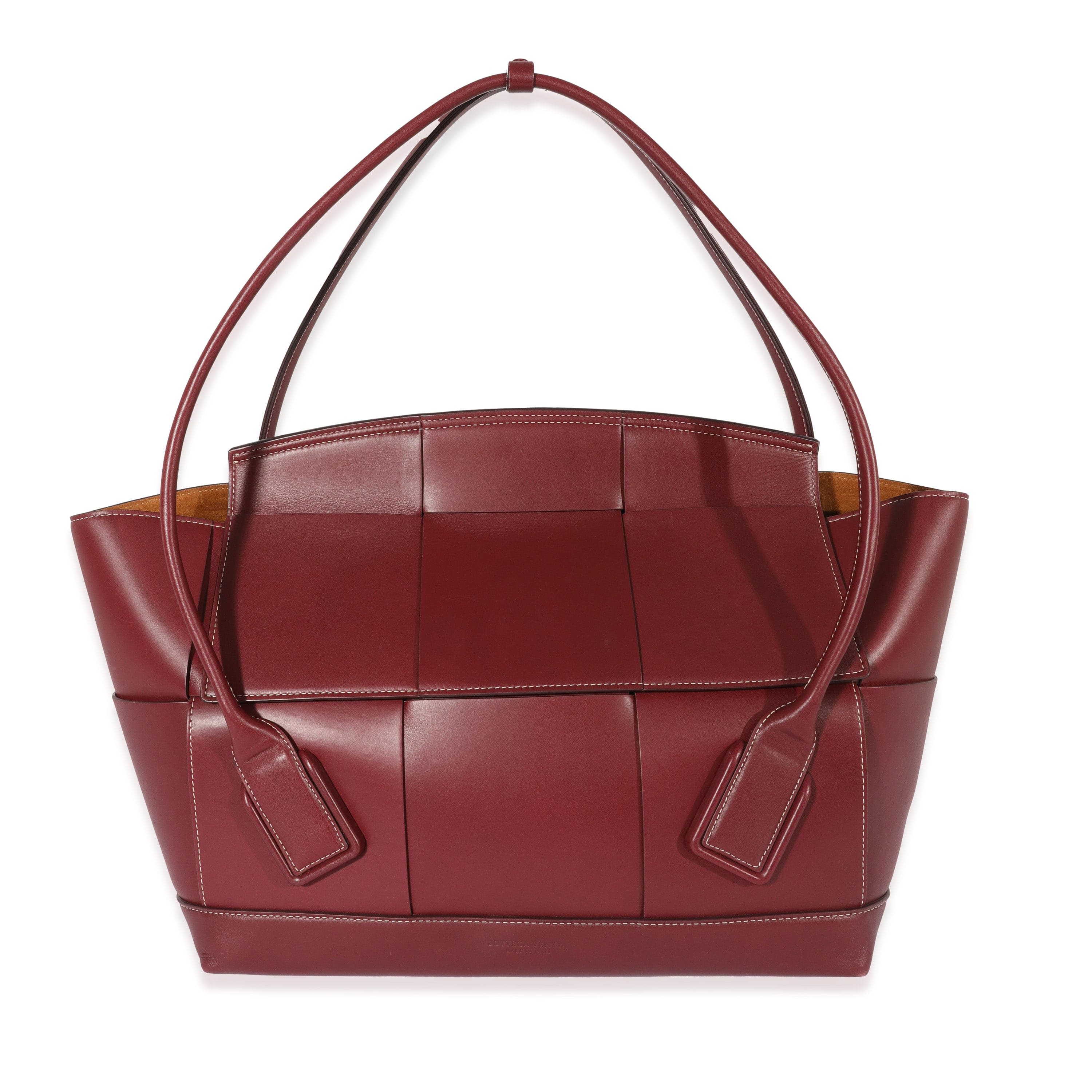 Bottega Veneta Bottega Veneta Burgundy Leather Large Arco Tote