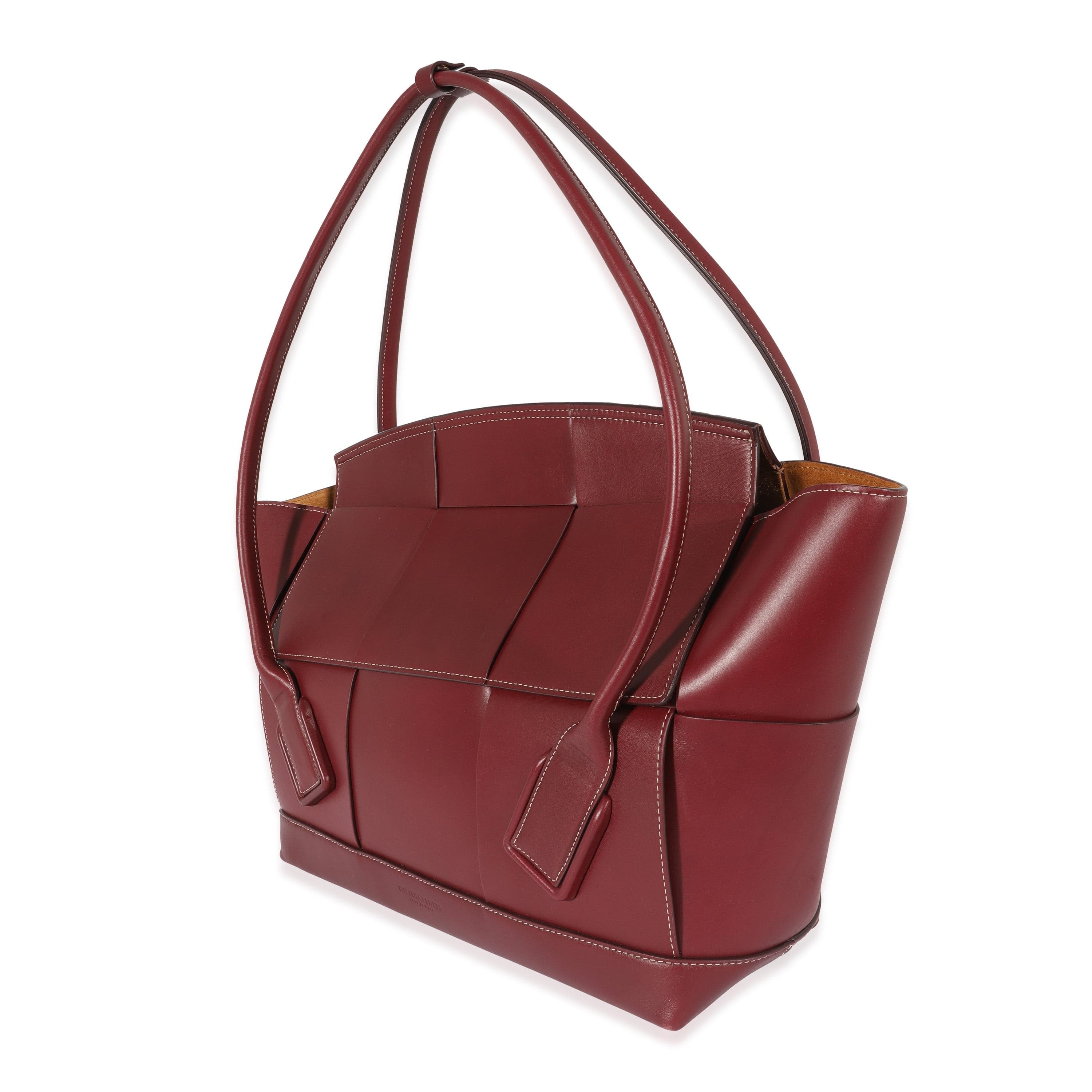 Bottega Veneta Bottega Veneta Burgundy Leather Large Arco Tote