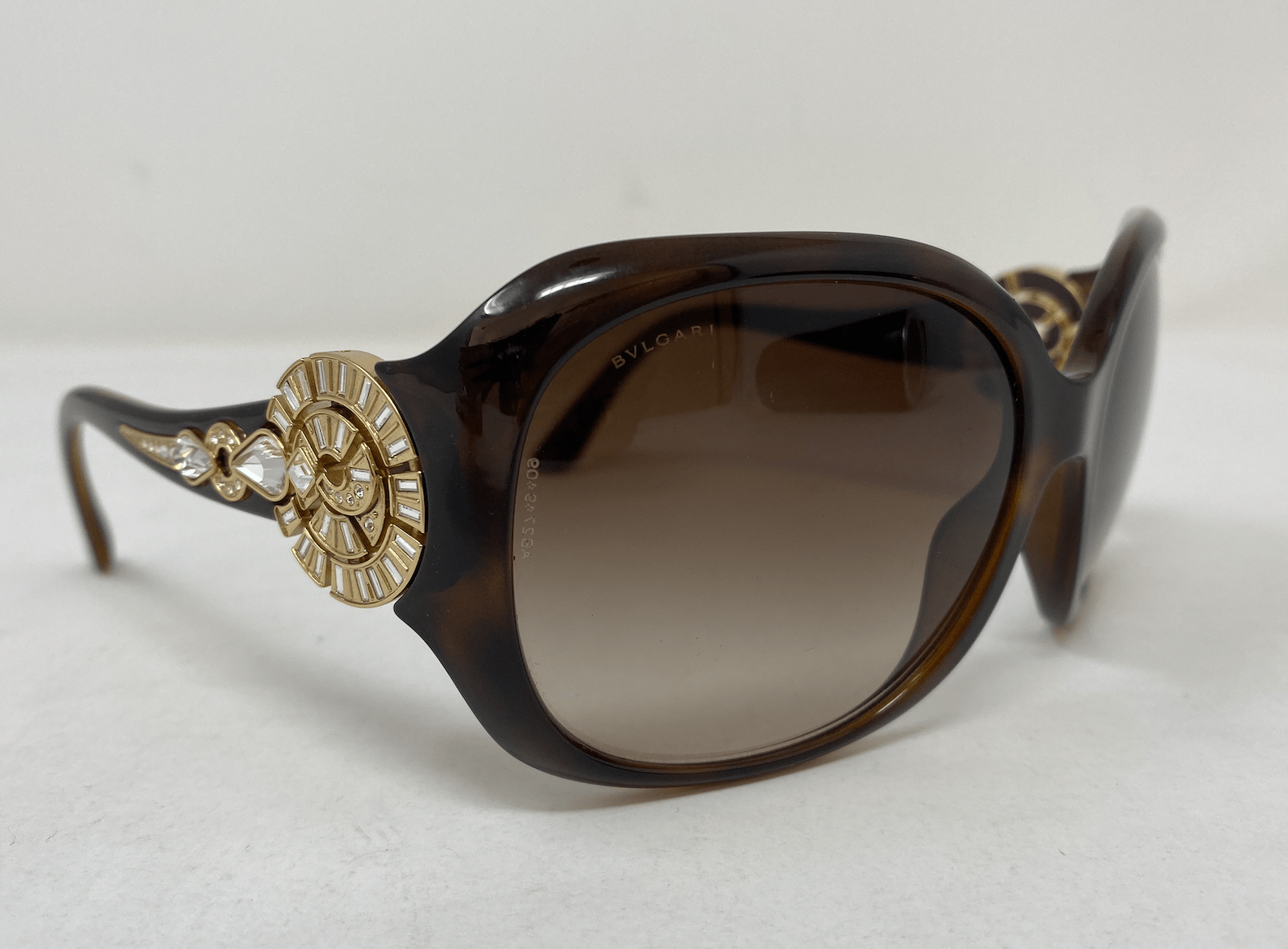 Bulgari Bulgari Brown Diamanté Sunglasses