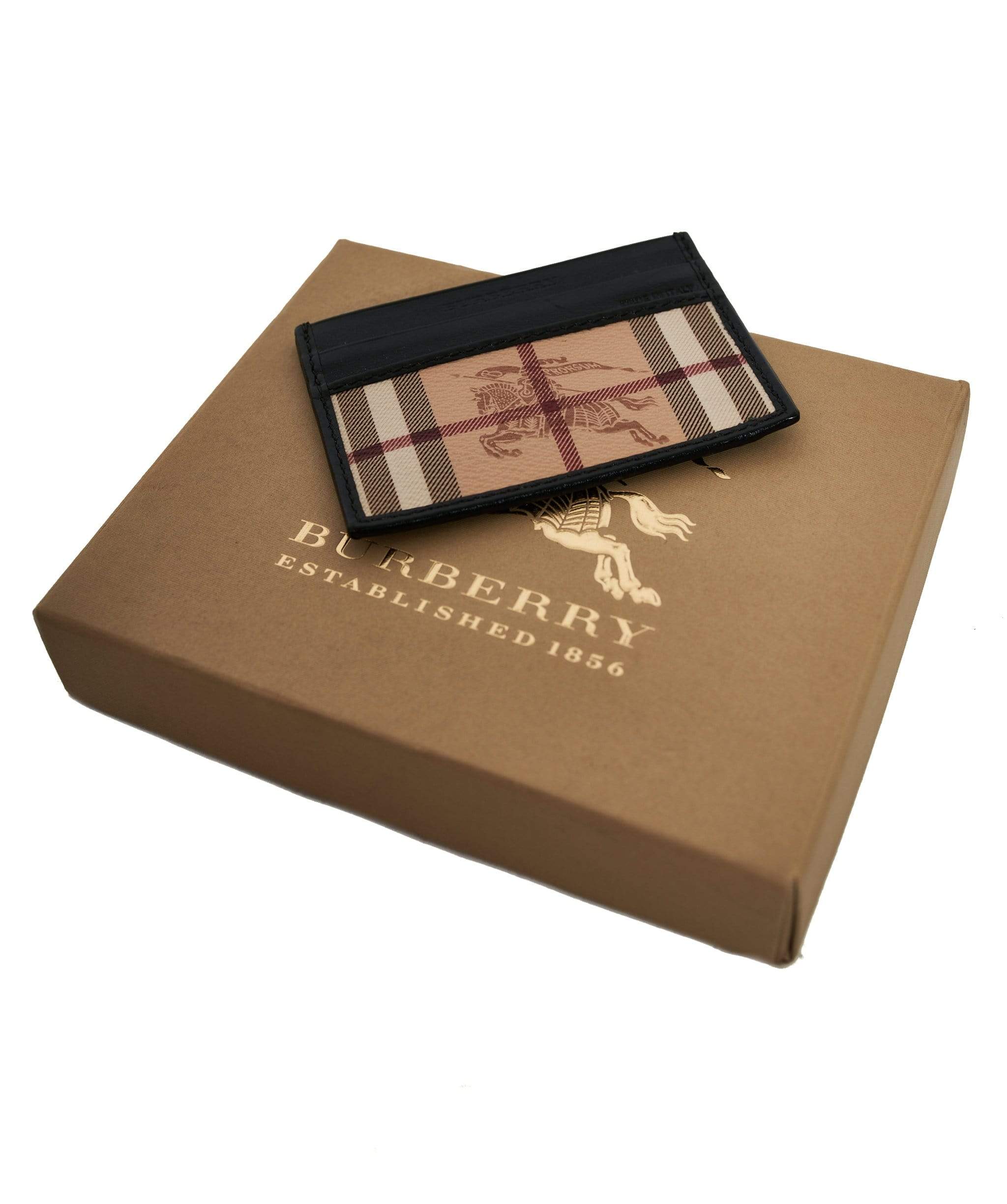 Burberry Burberry card holder checked print  - ADL1091