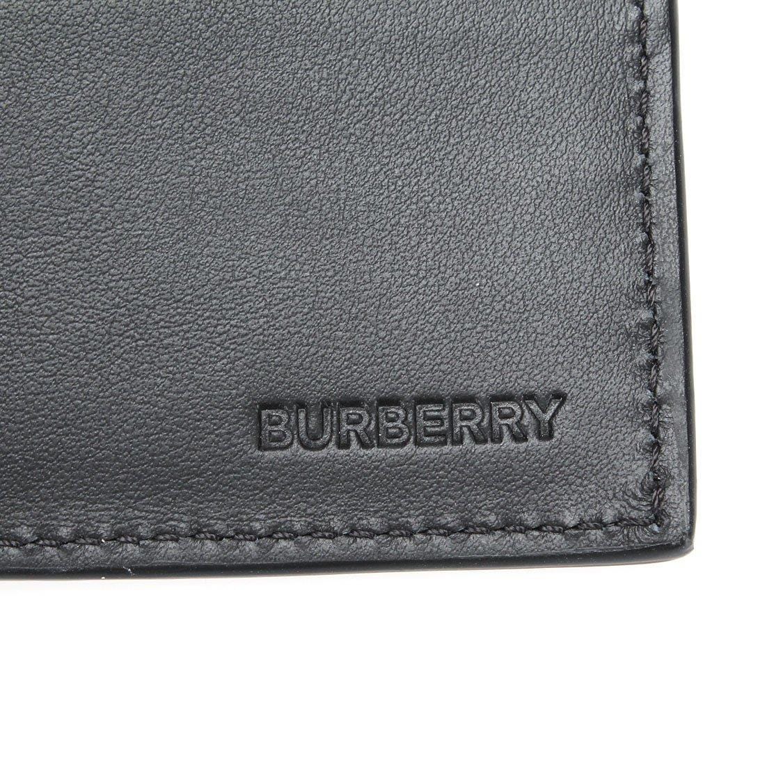 Burberry Burberry Logo Leather Bi-Fold Wallet