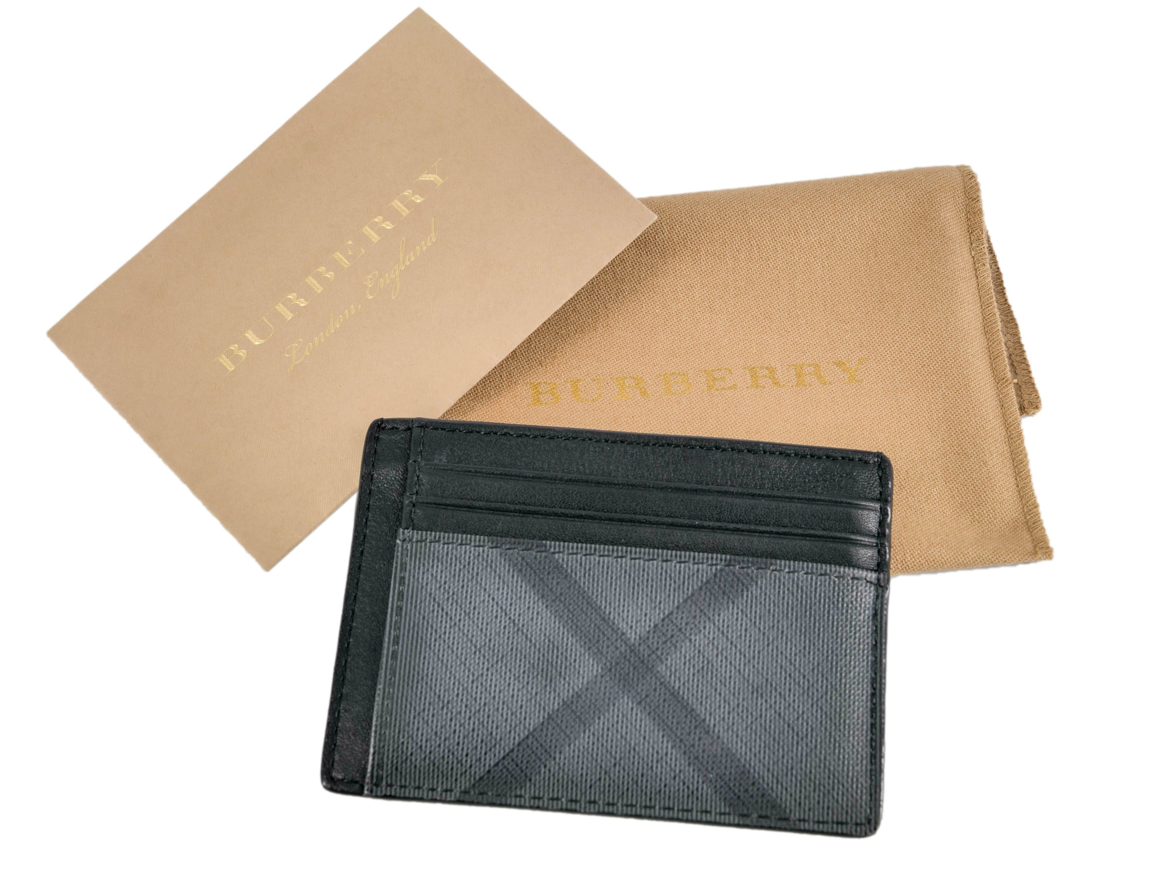 Burberry Burberry Smoke Check Card Holder