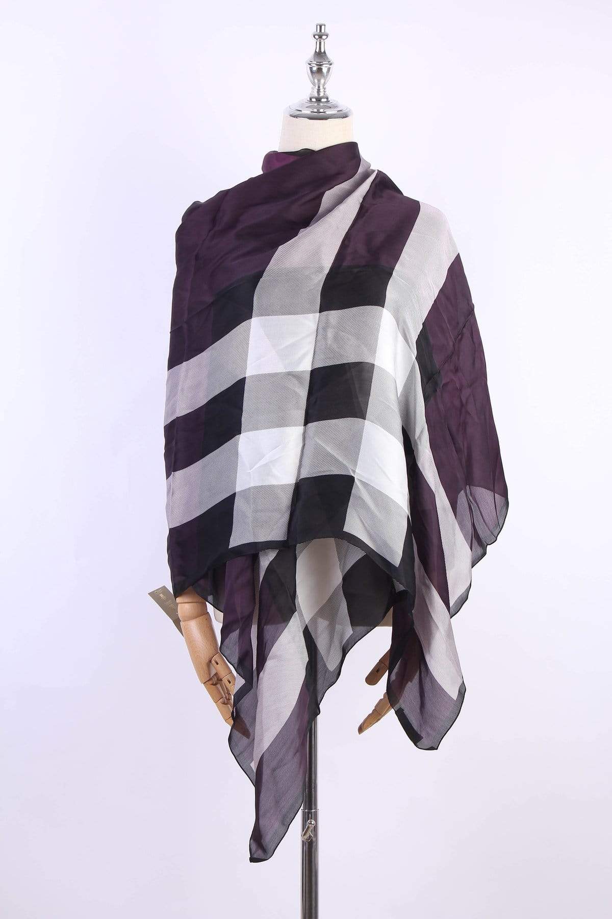 Burberry Burberry Smoke Check Silk Scarf - RCL1225