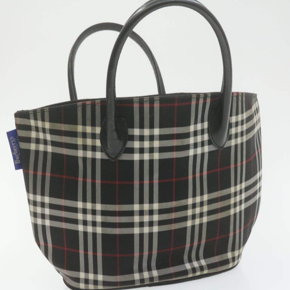 Burberry Burberry Blue/Red Nova Check Hand bag AWL1075