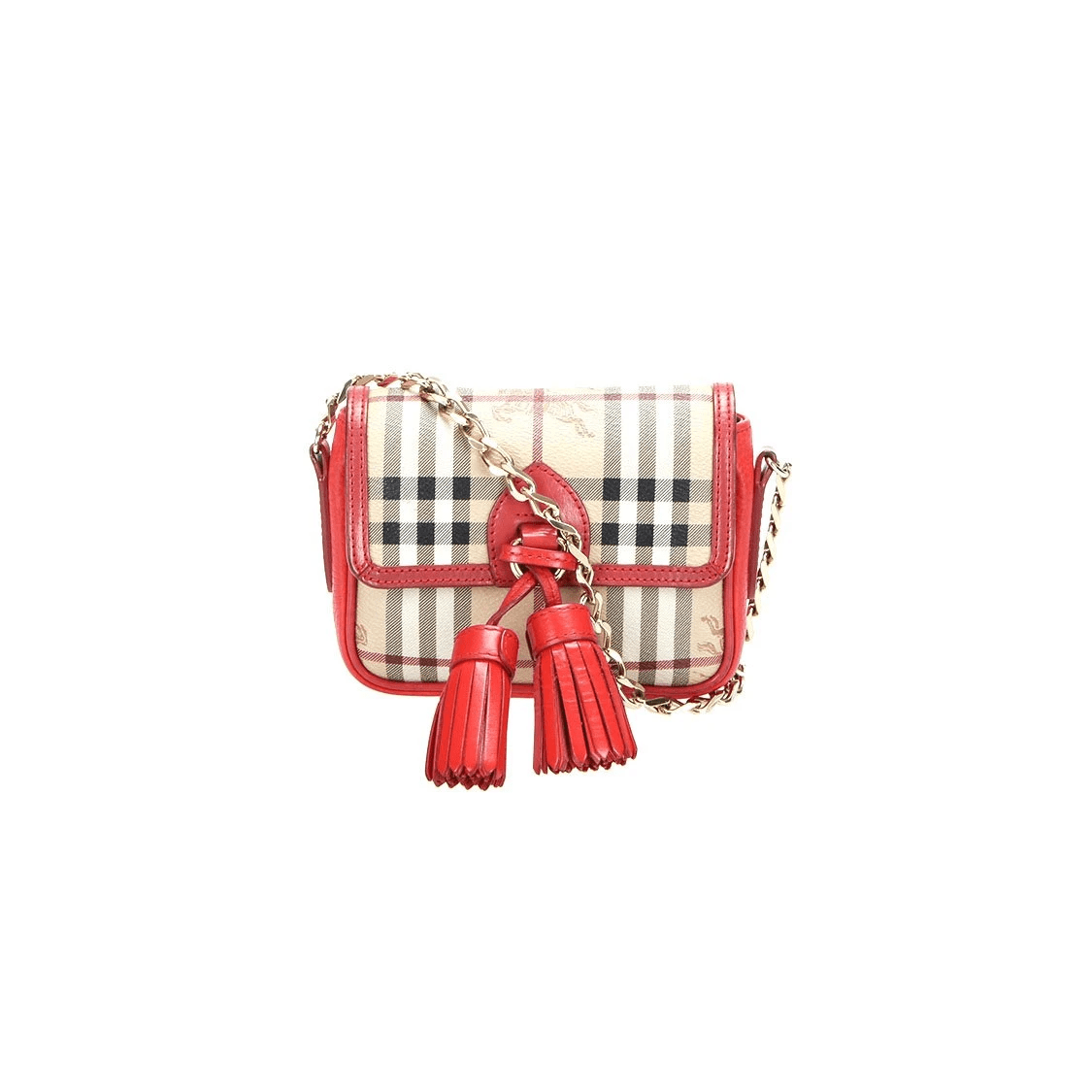 Burberry Burberry Haymarket Check Berkeley Crossbody Bag