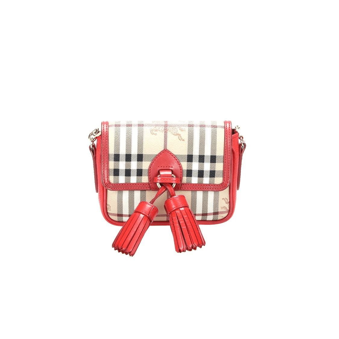 Burberry Burberry Haymarket Check Berkeley Crossbody Bag