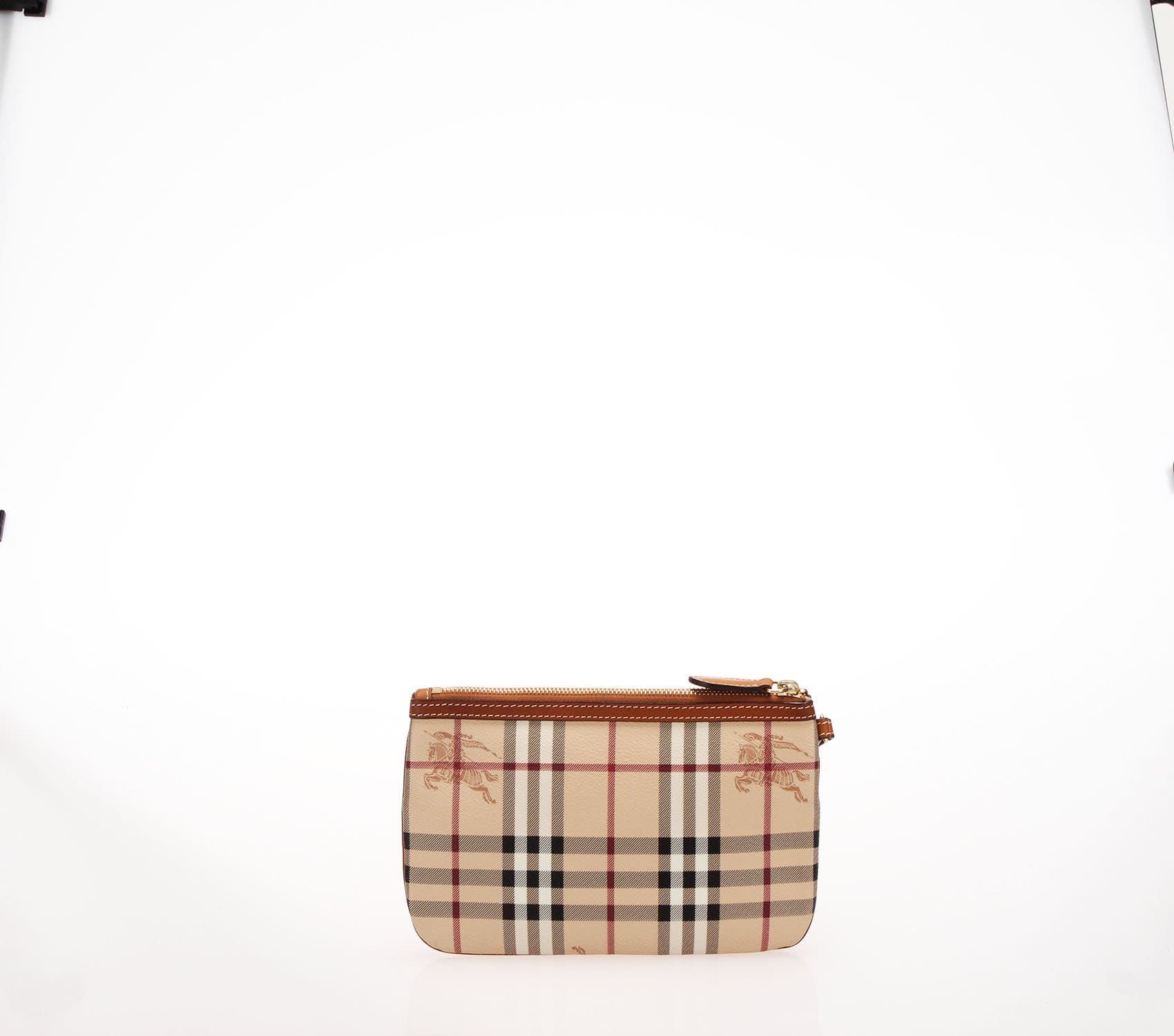 Burberry Burberry Haymarket Check Clutch Bag