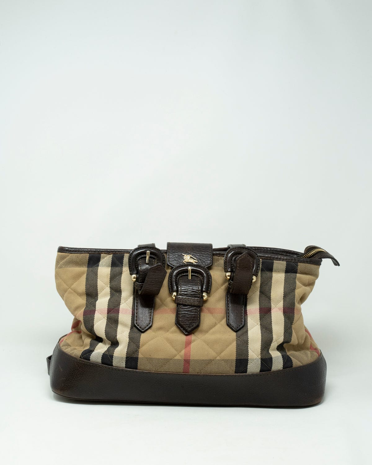 Burberry Burberry Nova Check Canvas and leather shoulder bag