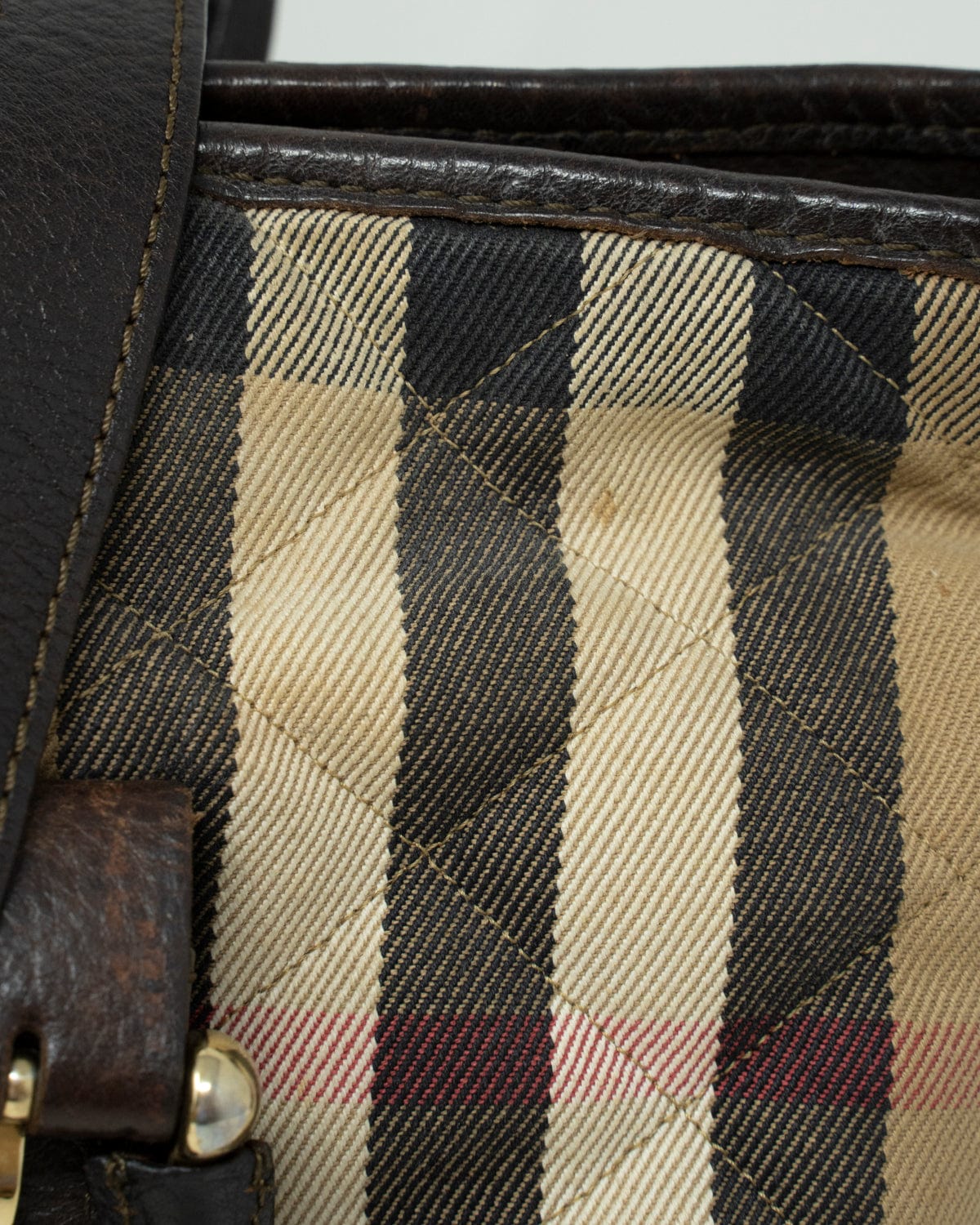 Burberry Burberry Nova Check Canvas and leather shoulder bag